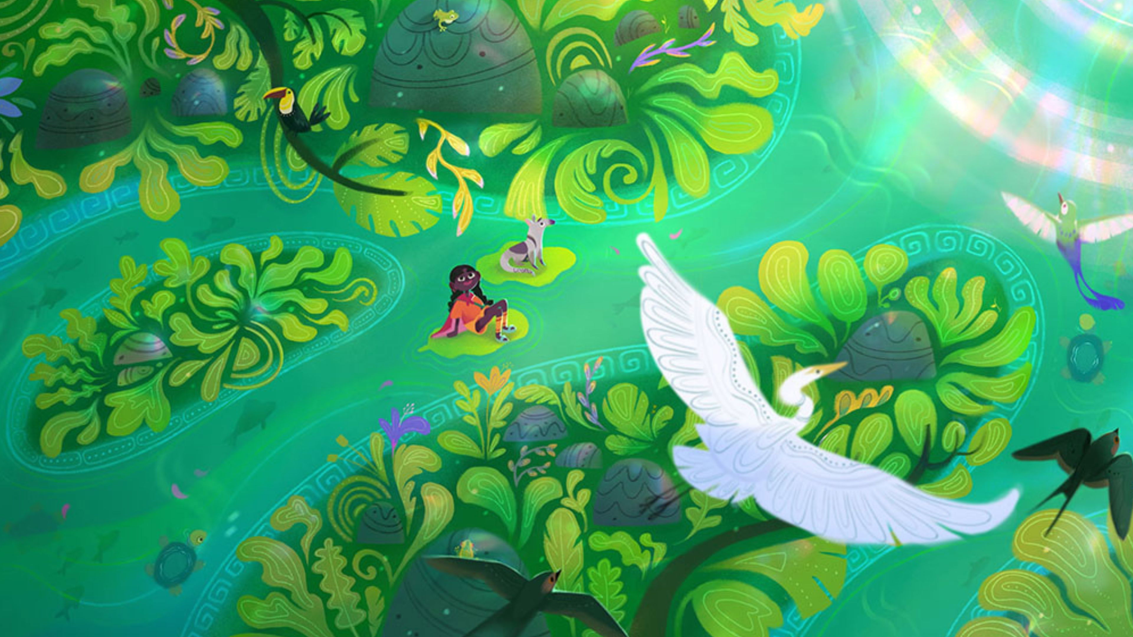 Backdrop for Cleo y la selva mágica