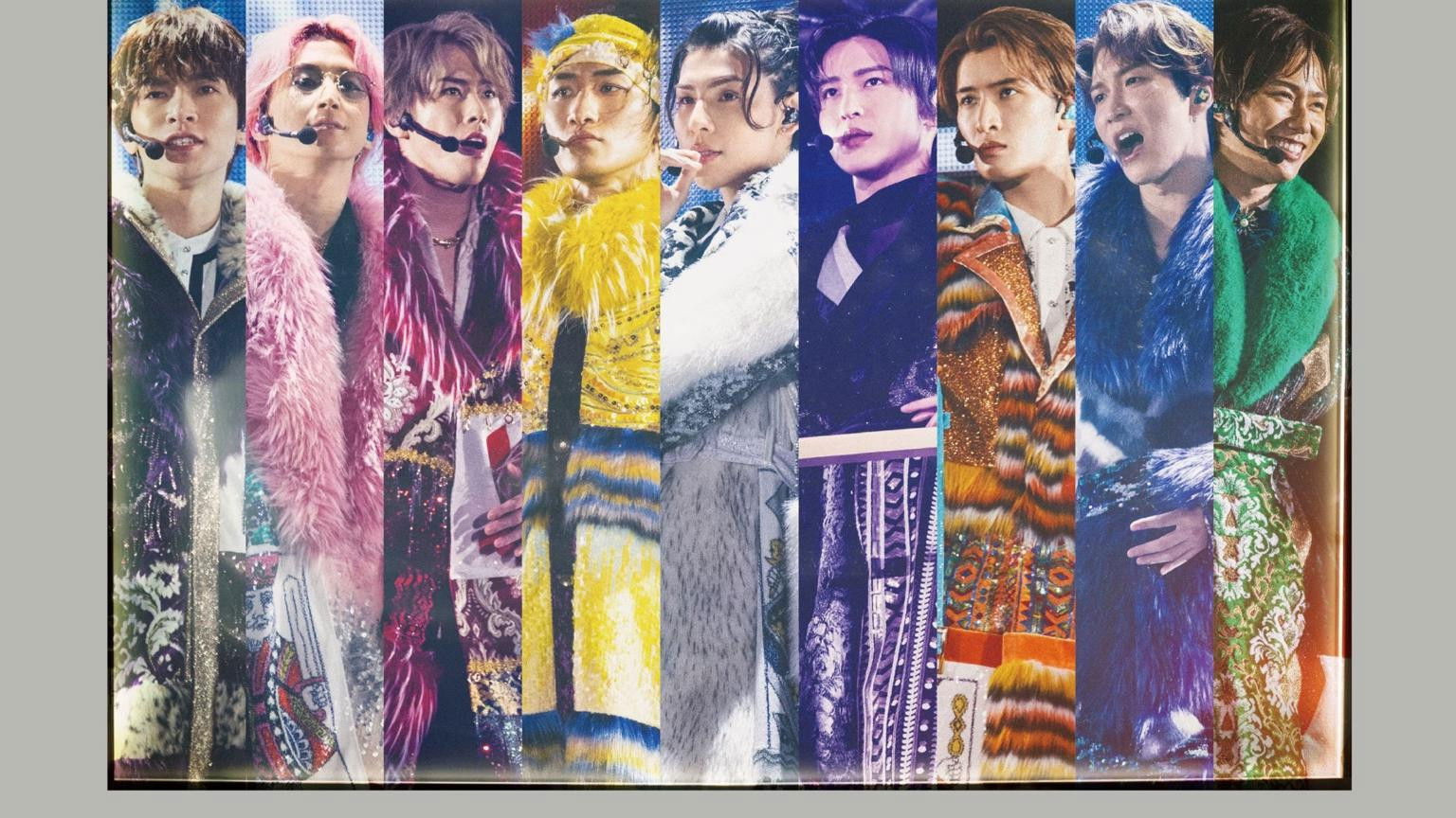 Backdrop for Snow Man 1st DOME tour 2023 i DO ME