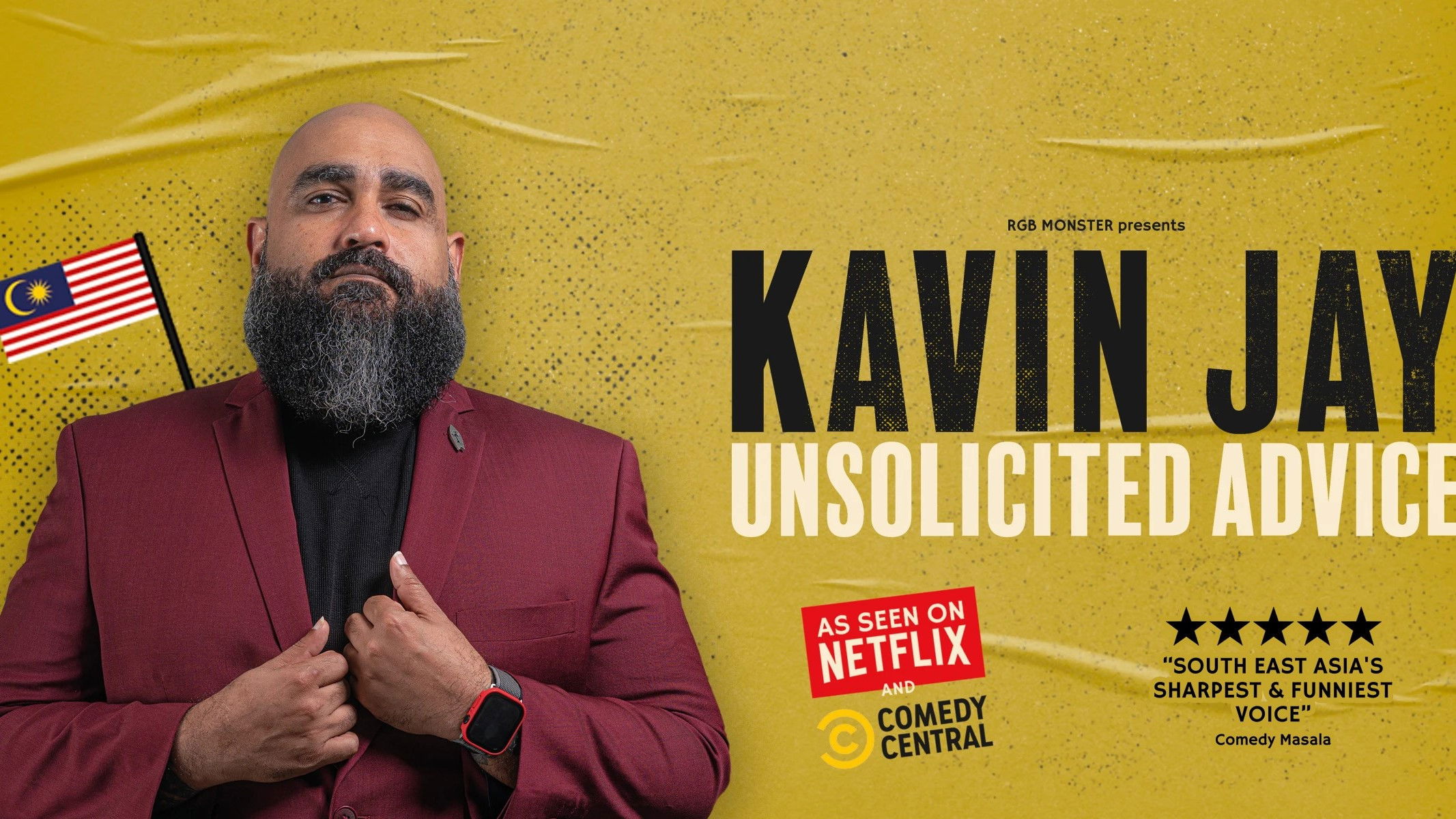 Backdrop for Kavin Jay: Unsolicited Advice