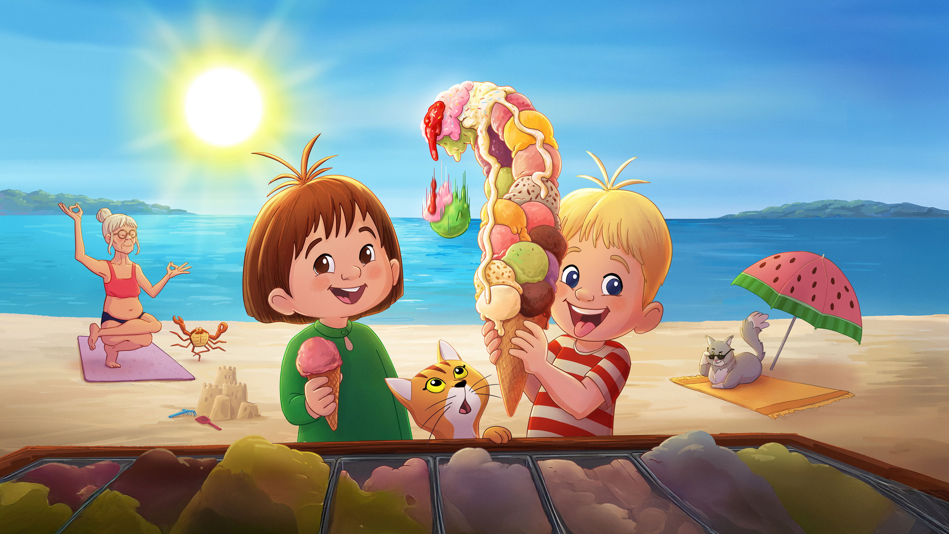 Backdrop for Lotte & Totte – My First Friend