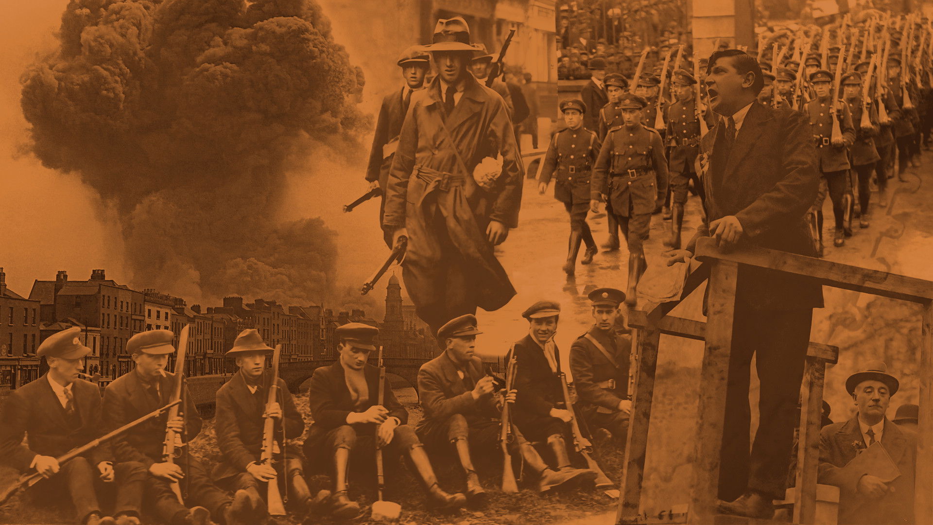 Backdrop for The Irish Civil War