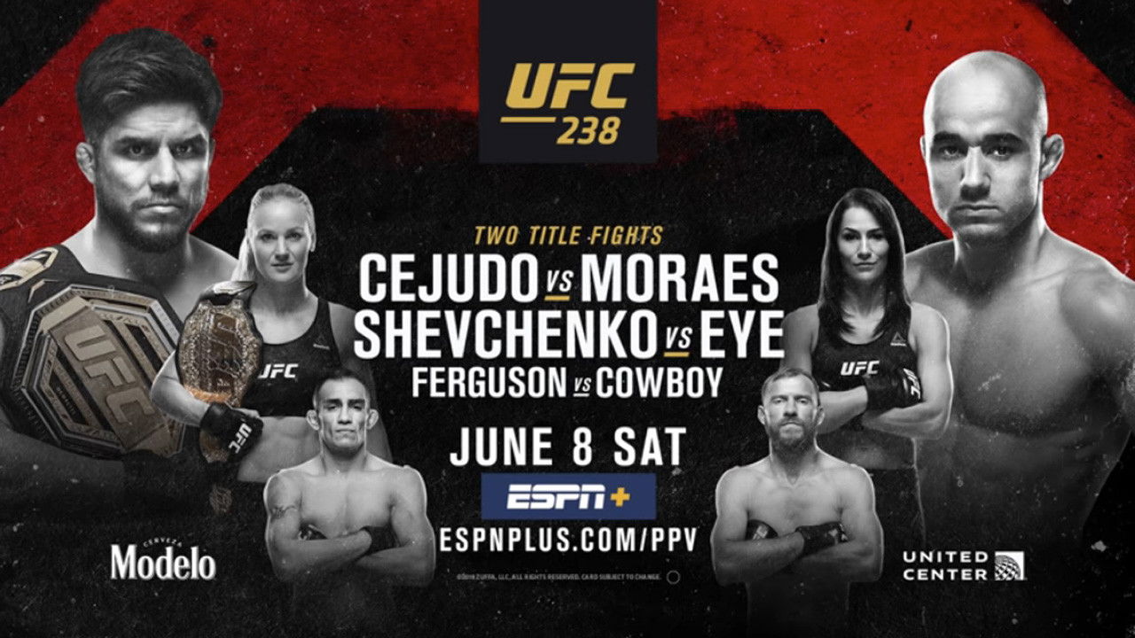Backdrop for UFC 238: Cejudo vs. Moraes