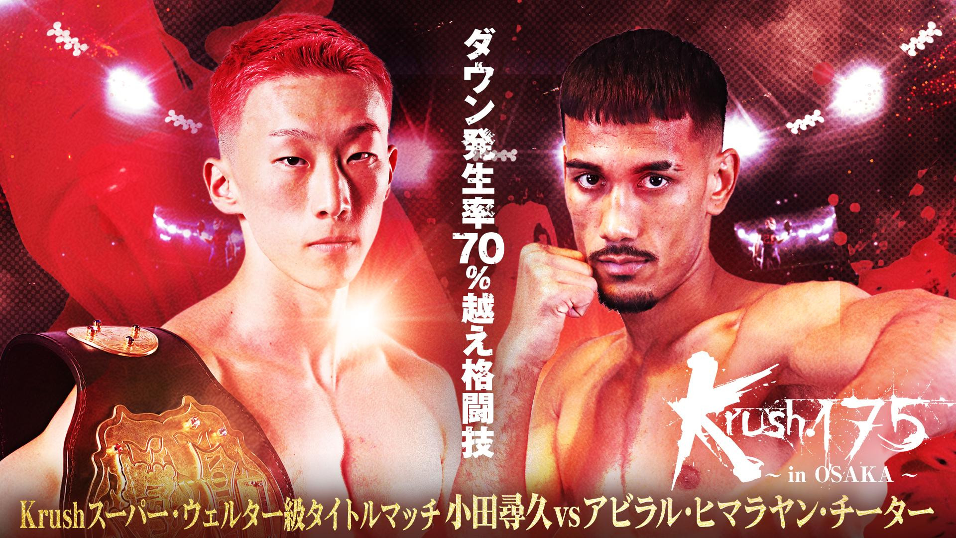 Backdrop for Krush 175 in OSAKA