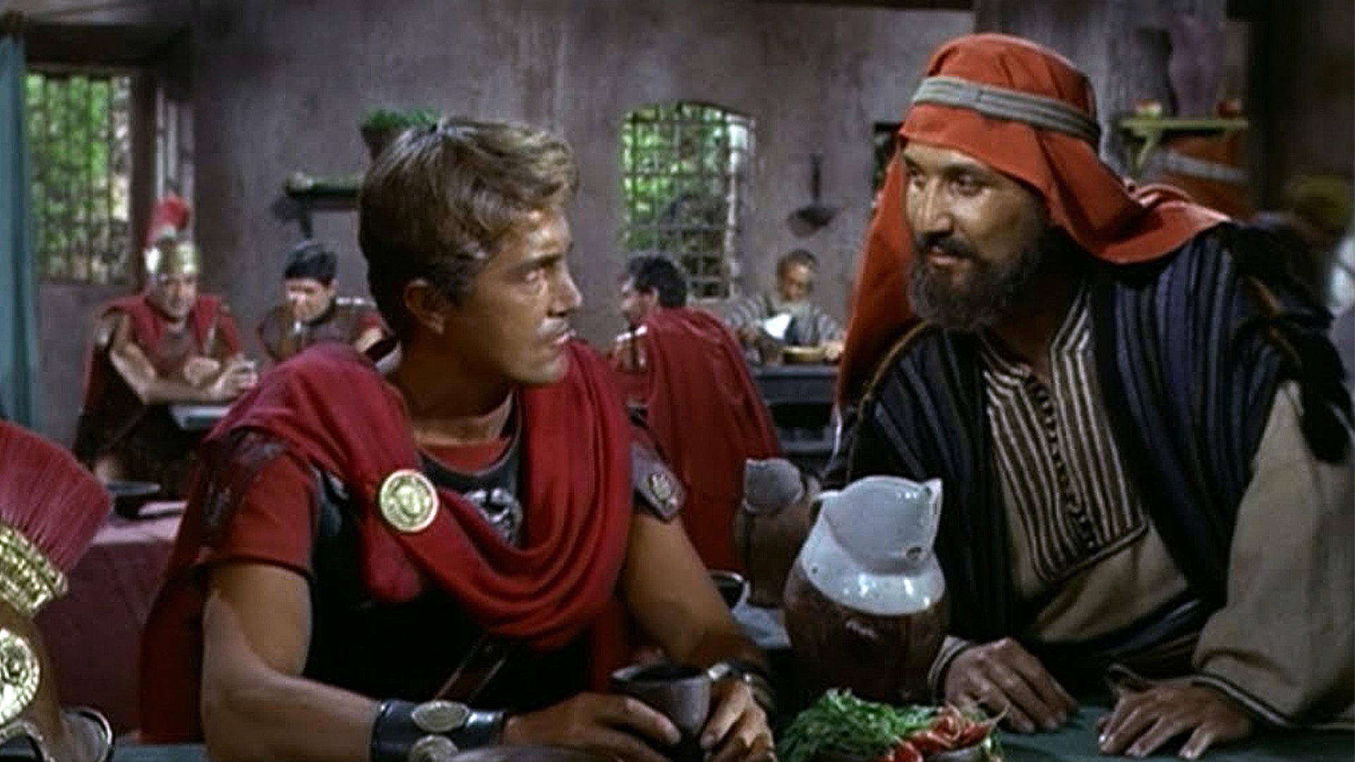 Backdrop for Seven Slaves Against the World