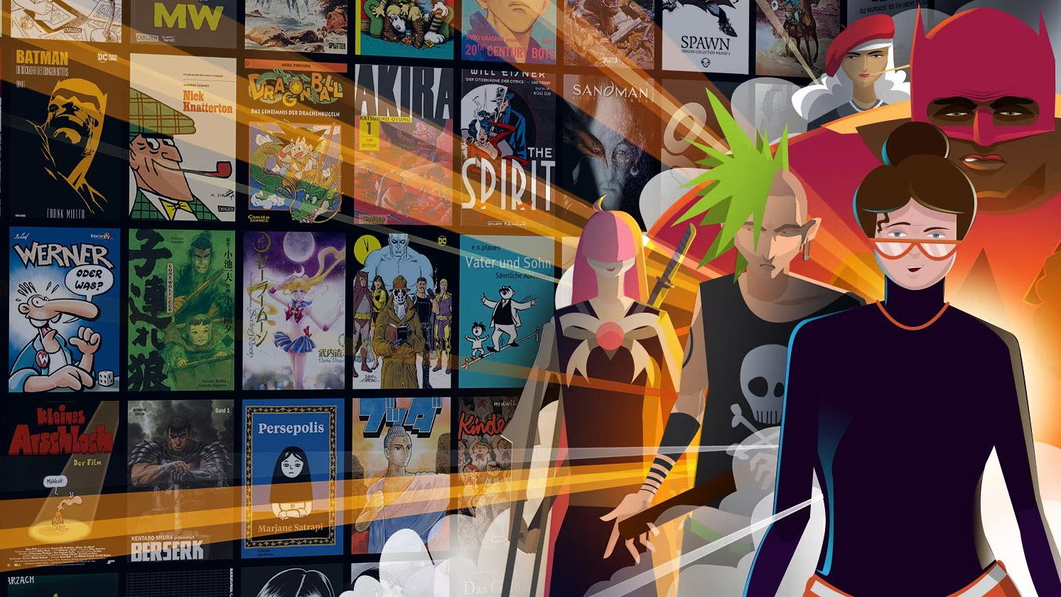 Backdrop for BÄM! Die Geschichte des Comics