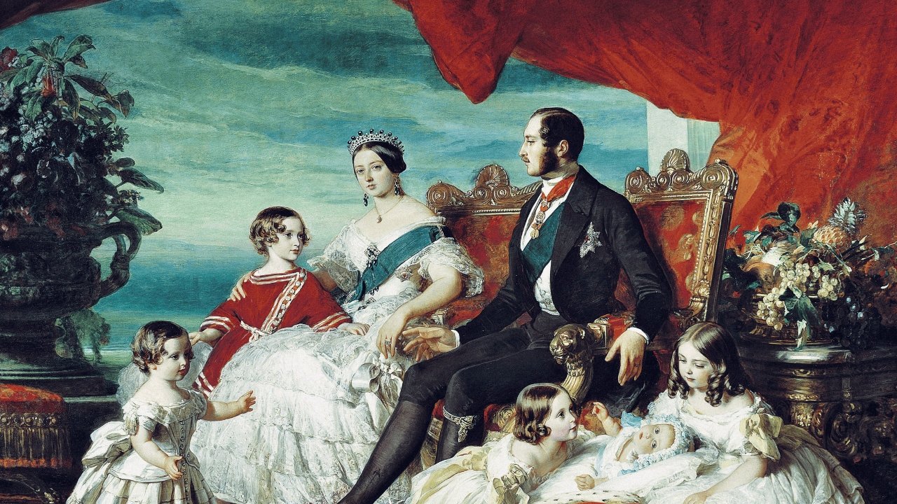 Backdrop for Queen Victoria's Children