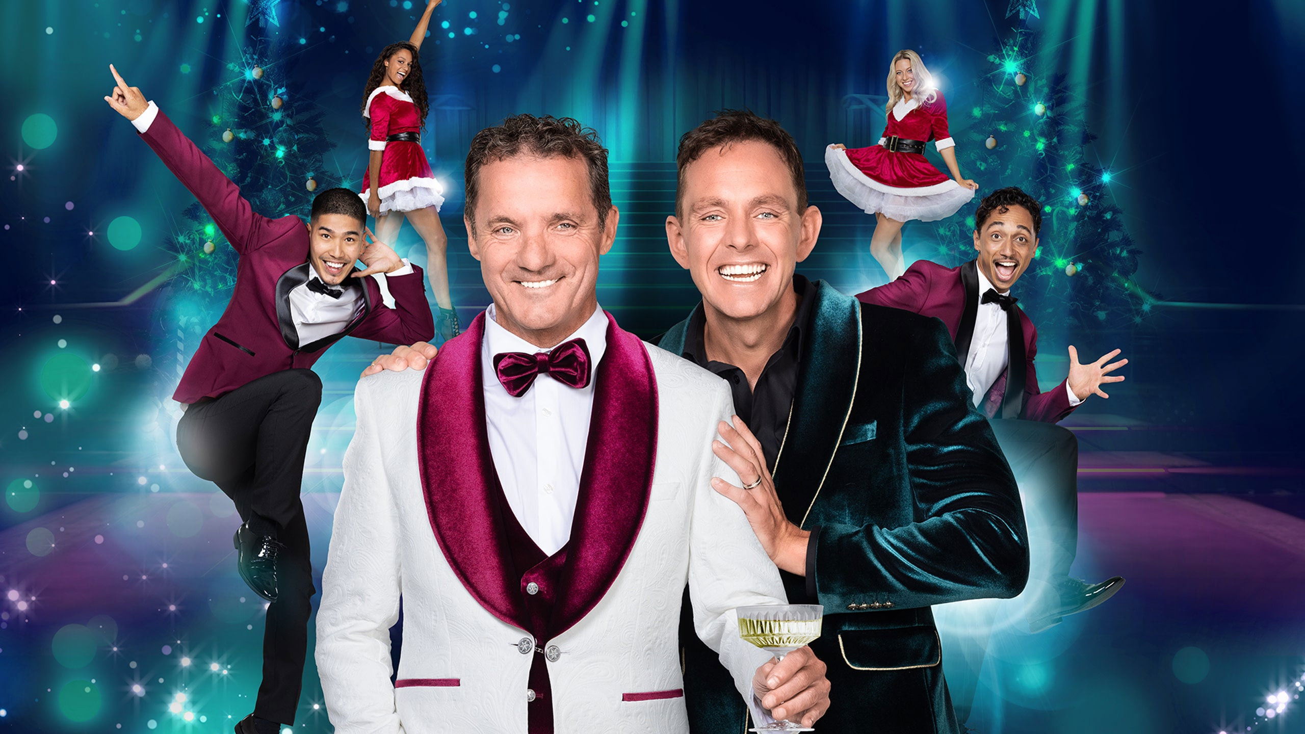 Backdrop for De Bevers Vieren Kerst In AHOY