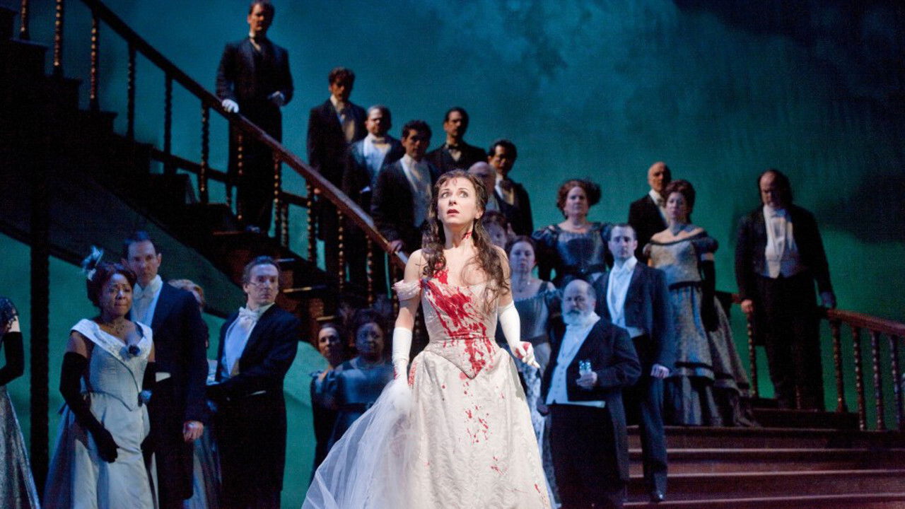 Backdrop for The Metropolitan Opera: Lucia di Lammermoor