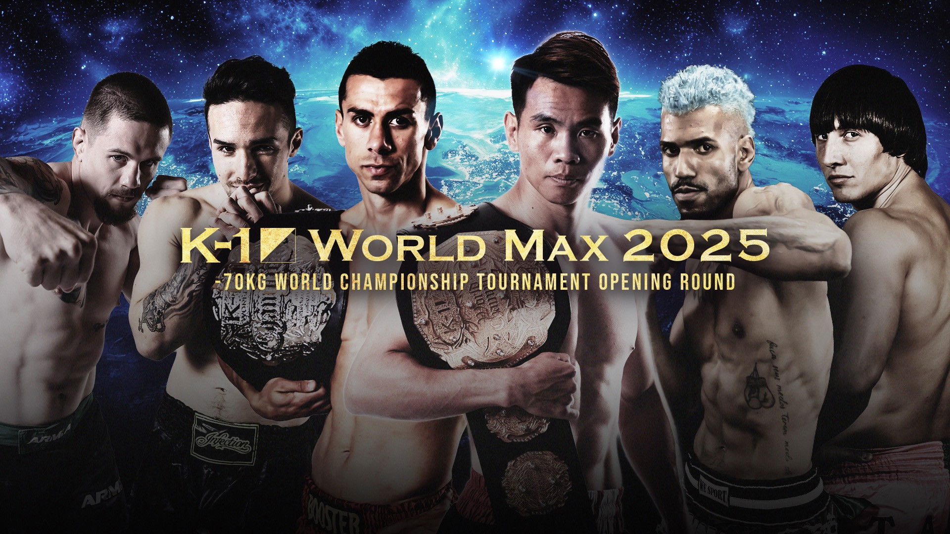 Backdrop for K-1 WORLD MAX 2025: 70kg World Championship Tournament Opening Round
