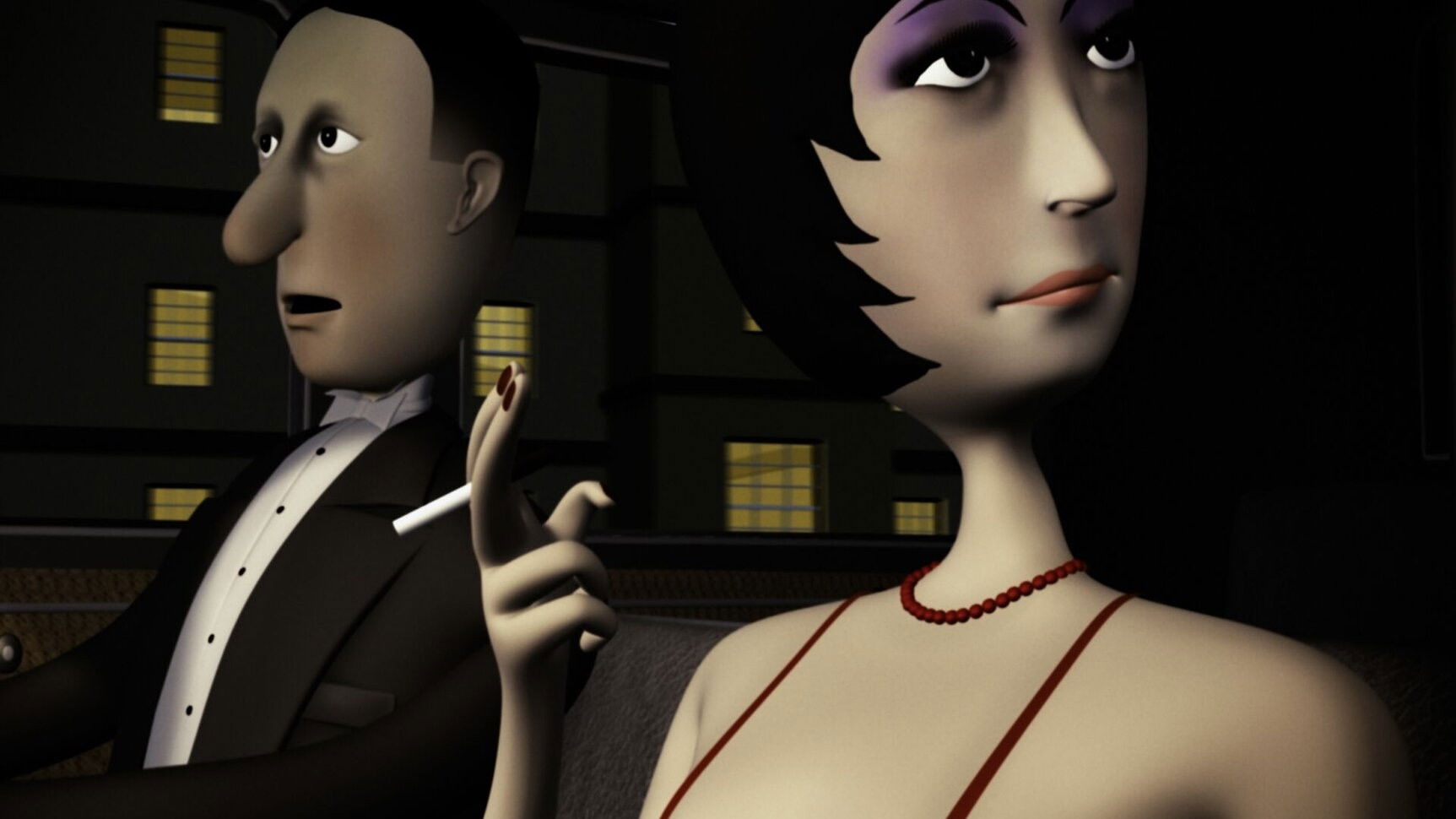 Backdrop for Nosferatu. The Horror of the Night