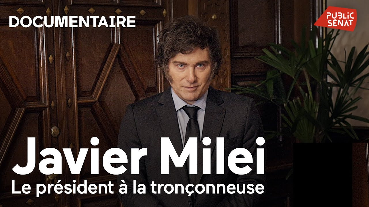 Backdrop for Javier Milei, le président à la tronçonneuse