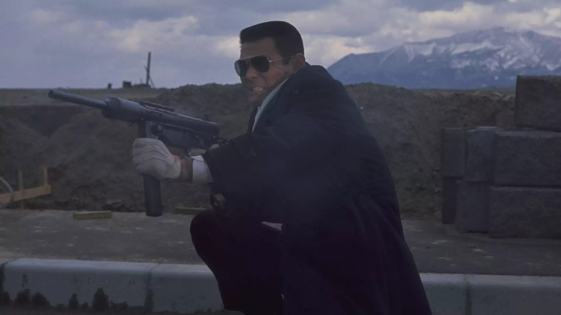 Backdrop for The Machine Gun Dragon