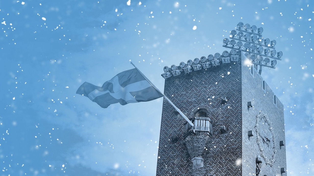 Backdrop for Skidskyttekampen 2025