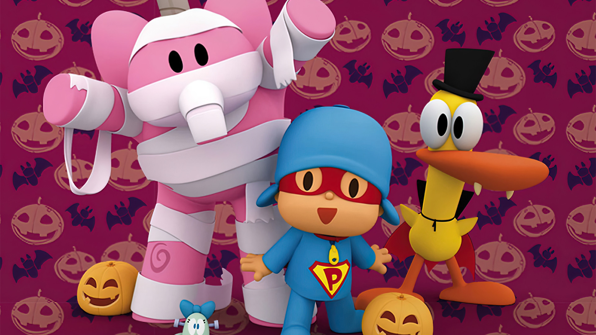 Backdrop for Pocoyo's Halloween