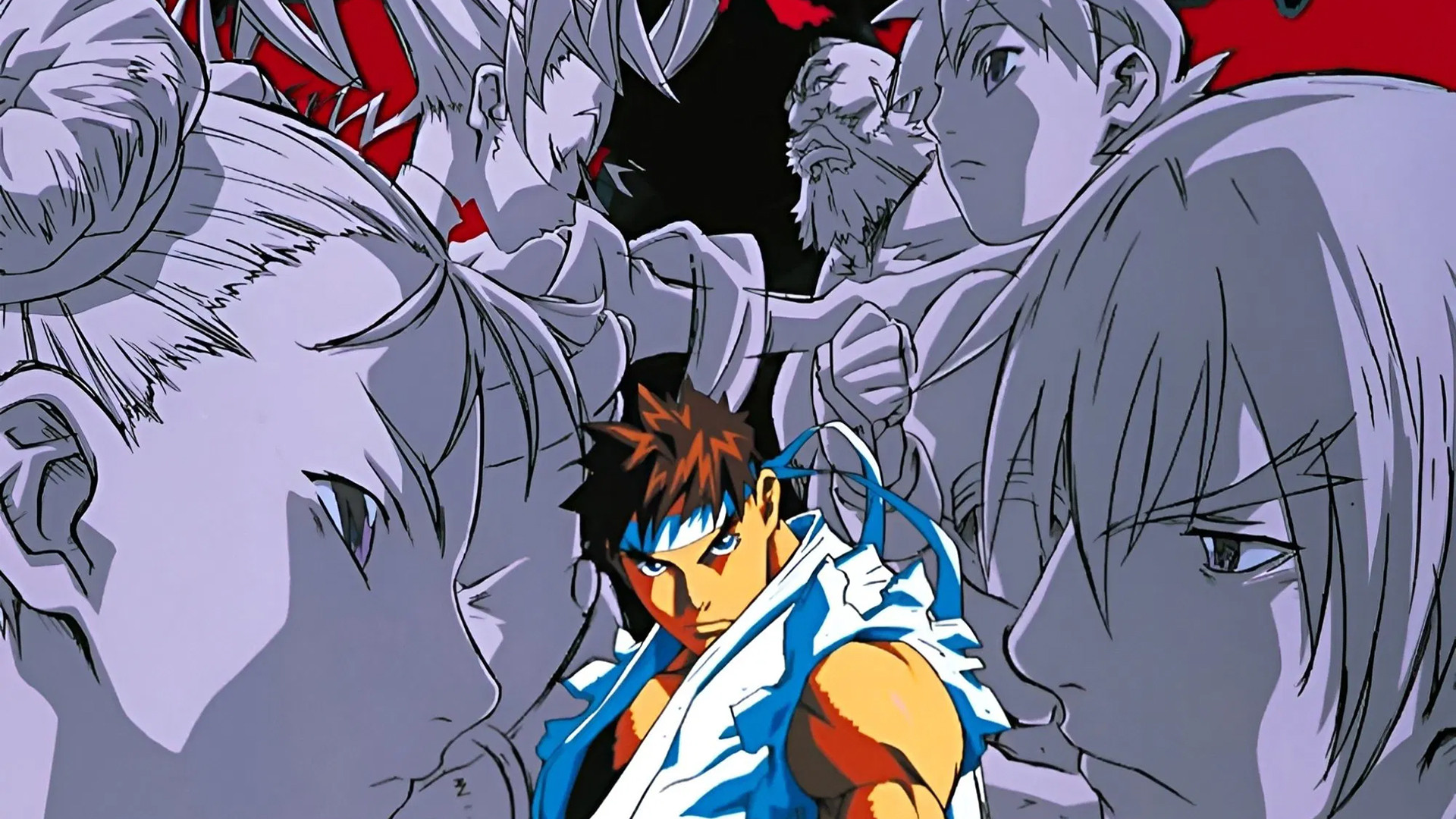 Backdrop for Street Fighter Alpha: The Movie