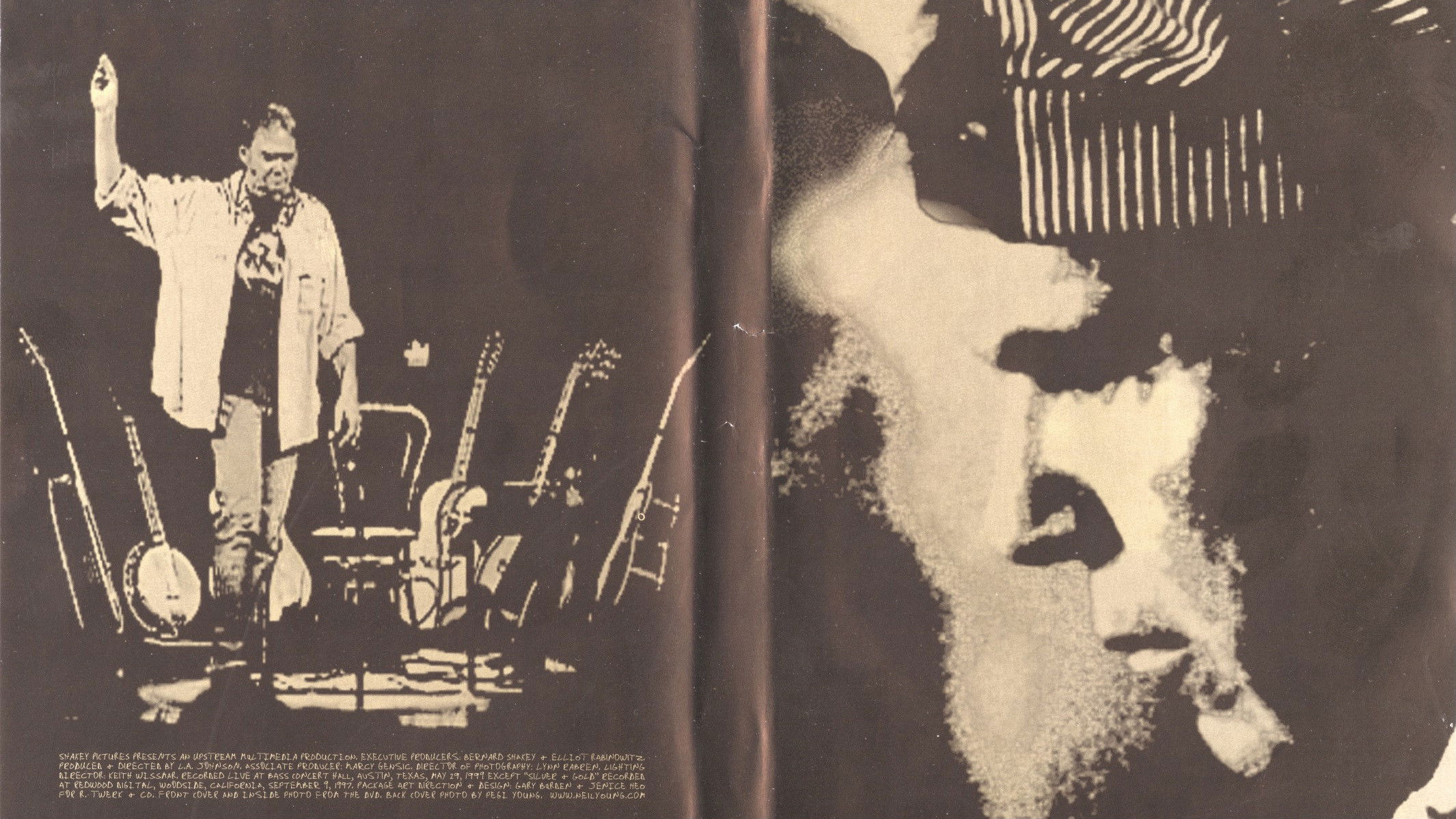 Backdrop for Neil Young: Silver & Gold