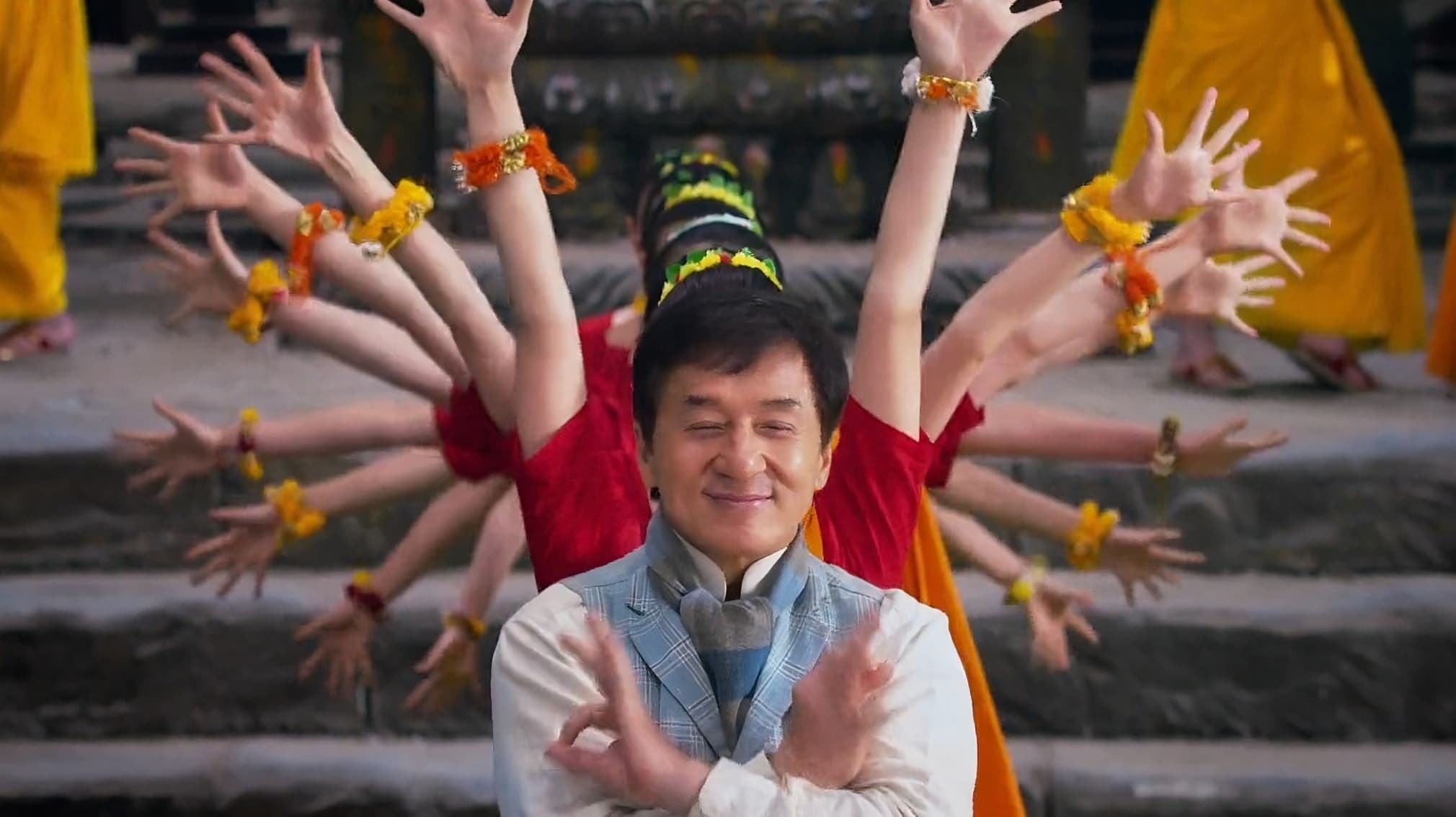 Backdrop for Kung Fu Yoga
