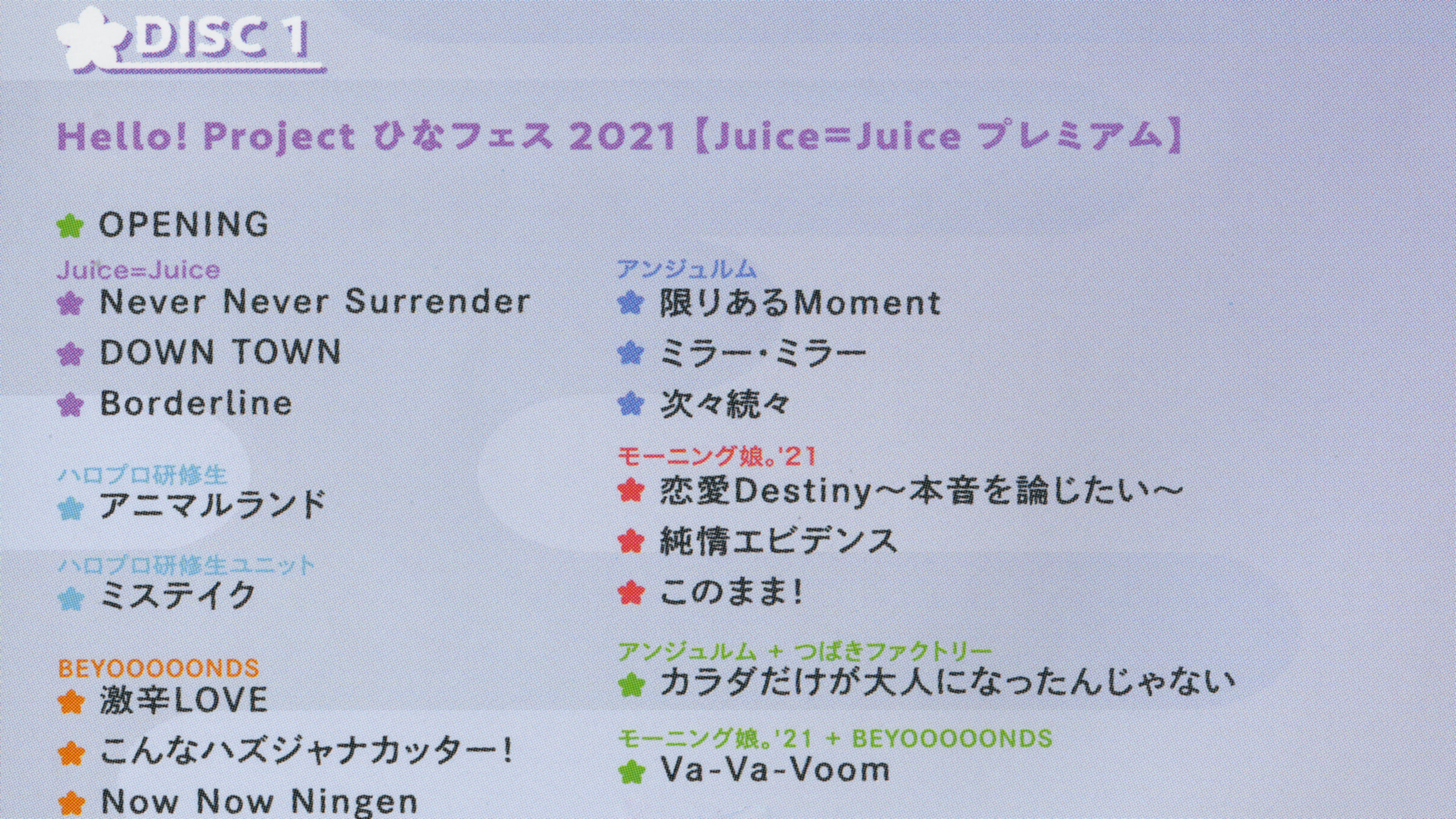 Backdrop for Hello! Project 2021 Hina Fes ~Juice=Juice Premium~