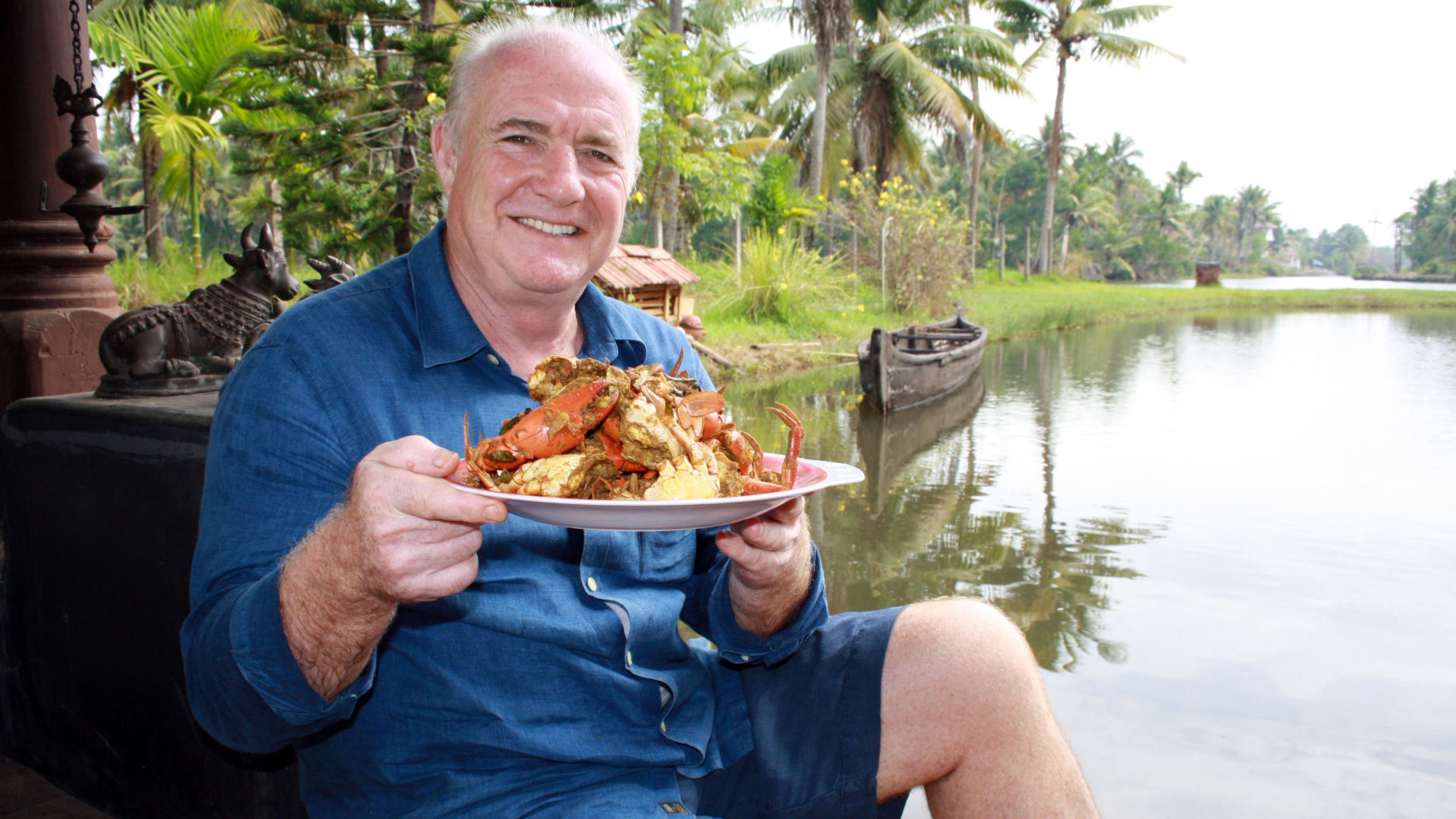 Backdrop for Rick Stein's India
