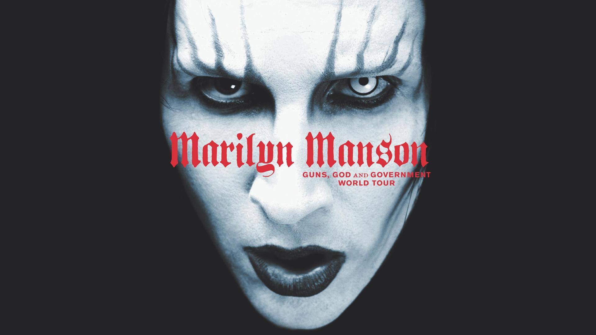 Backdrop for Marilyn Manson - Guns, God and Government World Tour