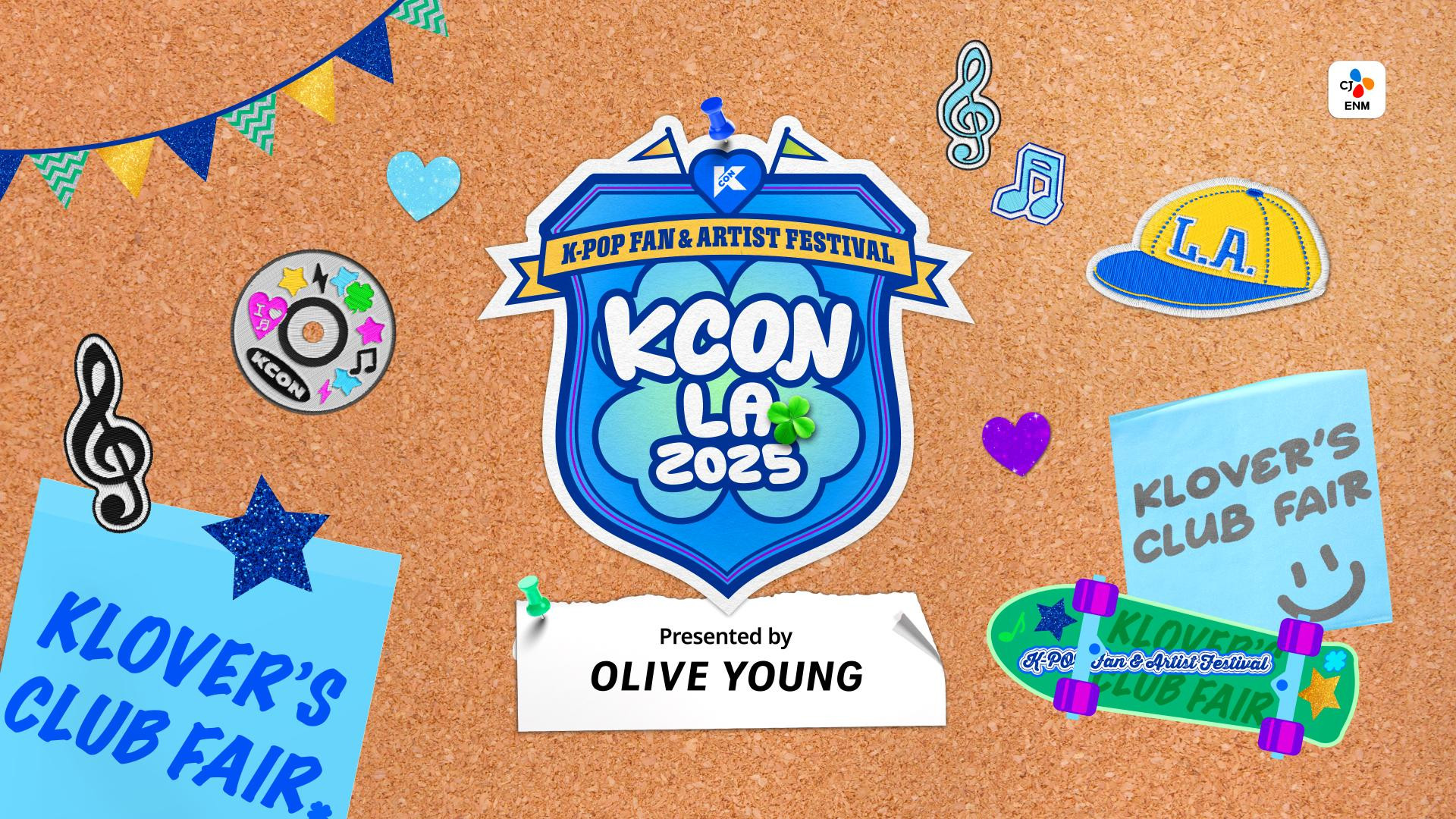 Backdrop for KCON LA 2025