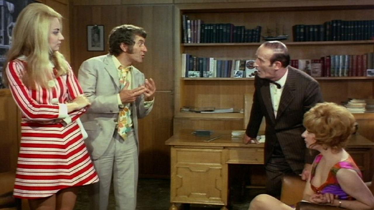 Backdrop for Two Modern Revelers