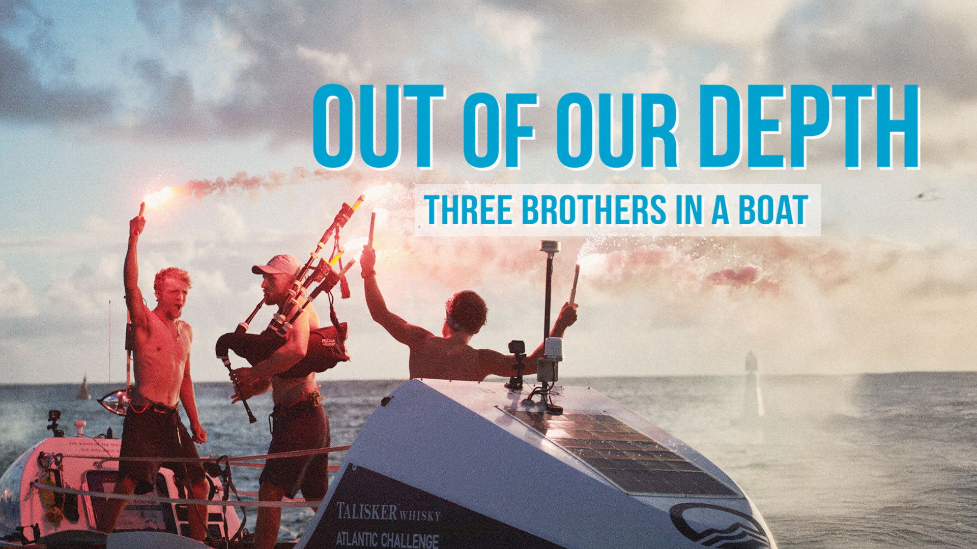 Backdrop for Out of Our Depth: Three Brothers in a Boat