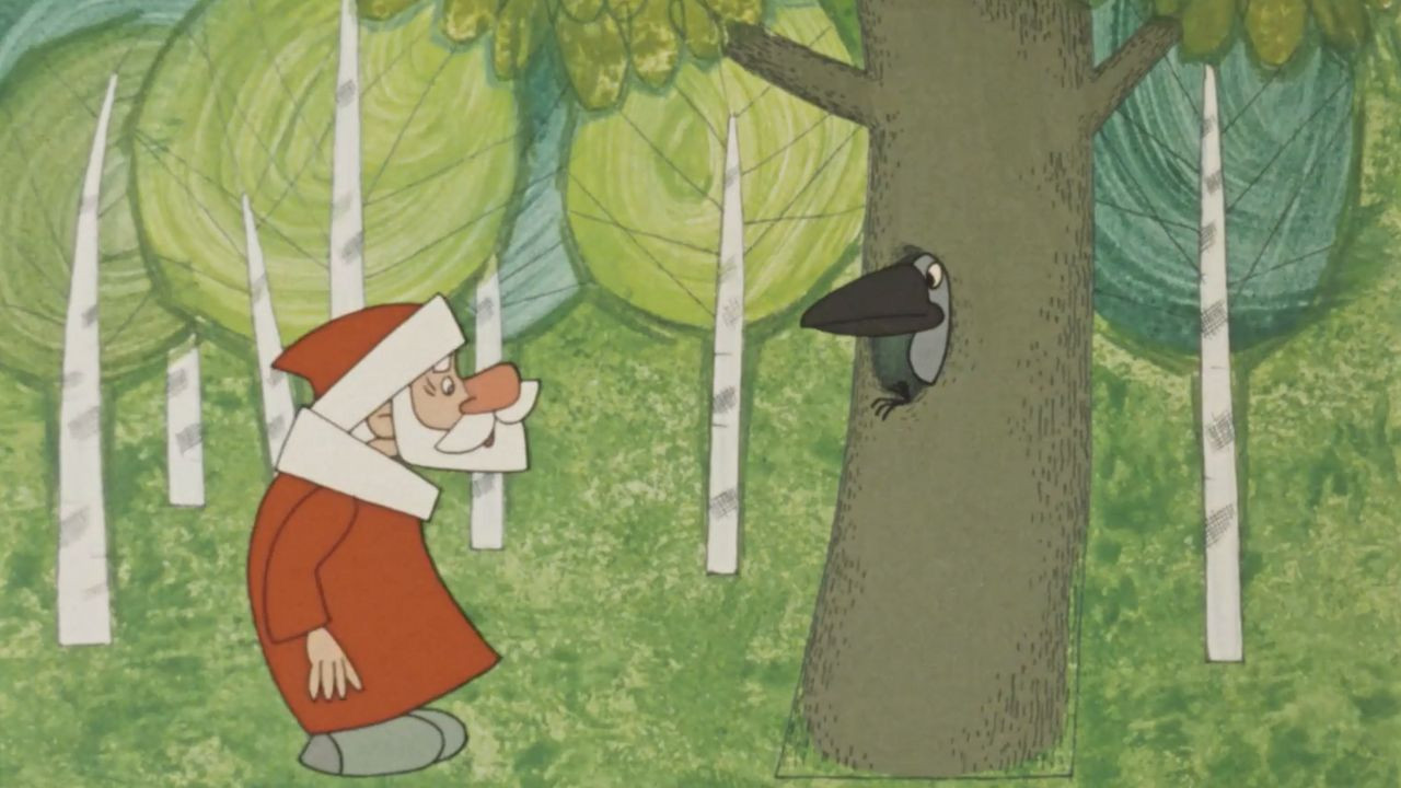 Backdrop for Father Frost and the Summer