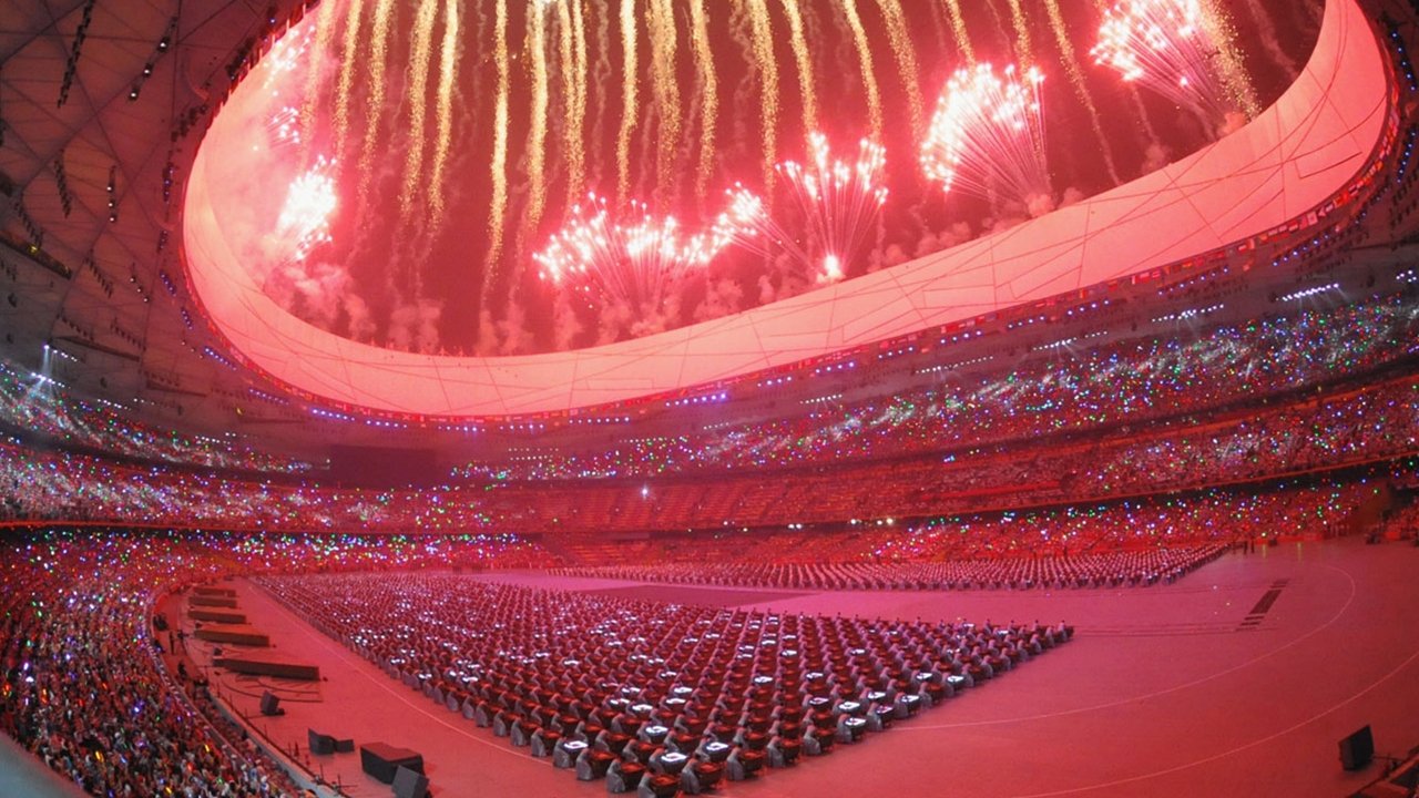 Backdrop for Beijing 2008 Olympic Opening Ceremony