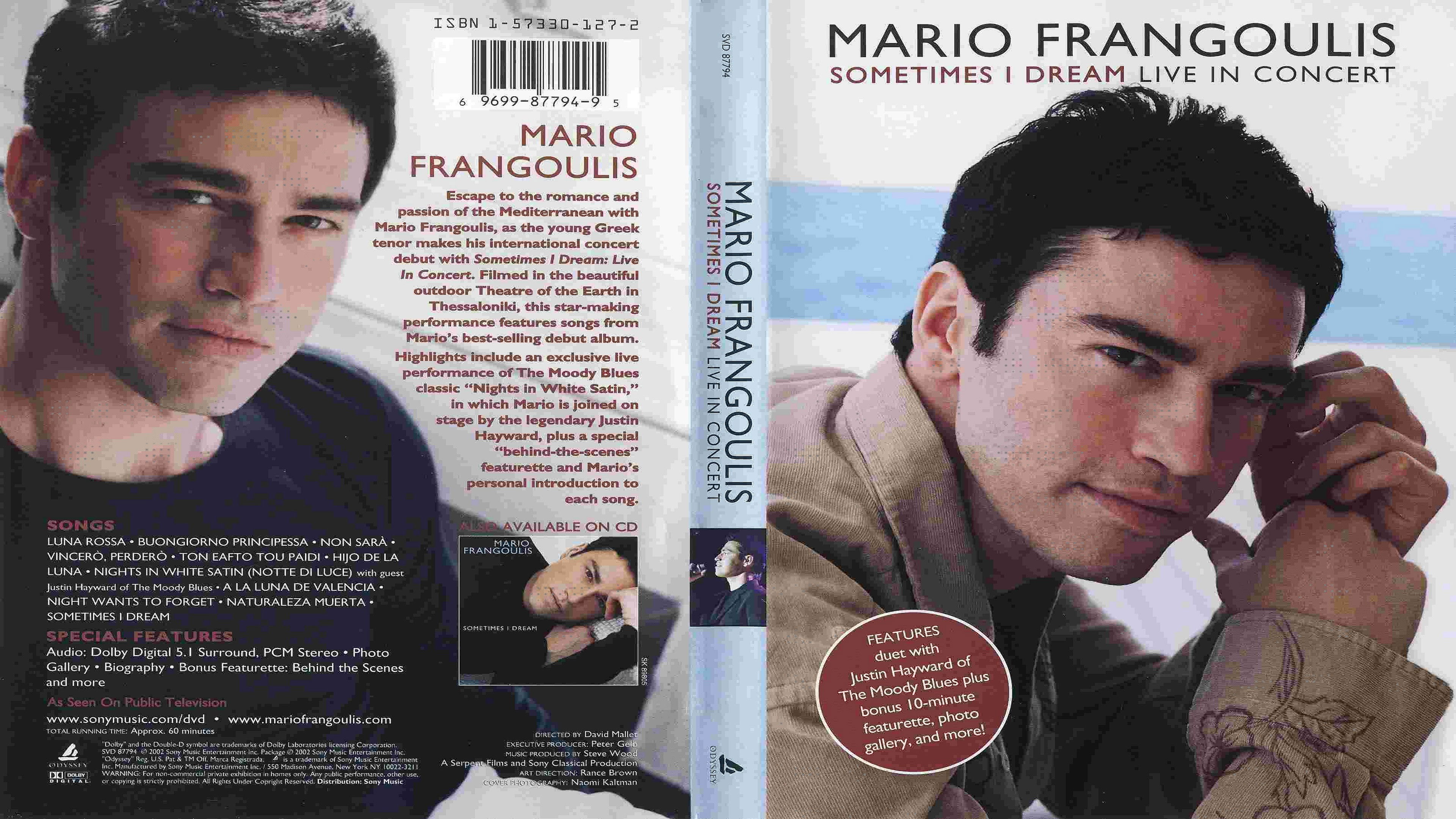 Backdrop for Mario Frangoulis - Sometimes I Dream (Live in Concert)