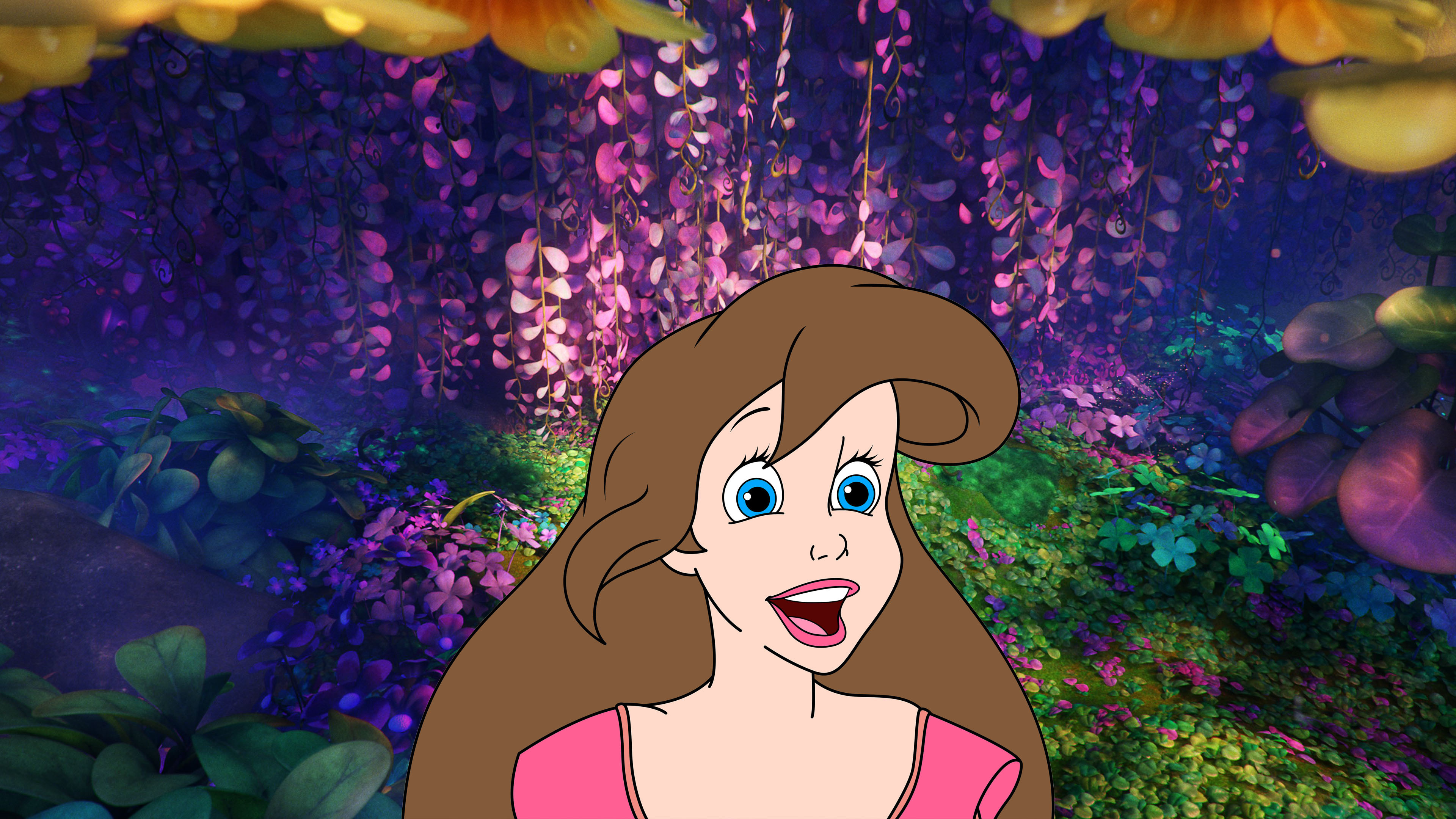 Backdrop for The Adventures of Leiloni in Smurf Village