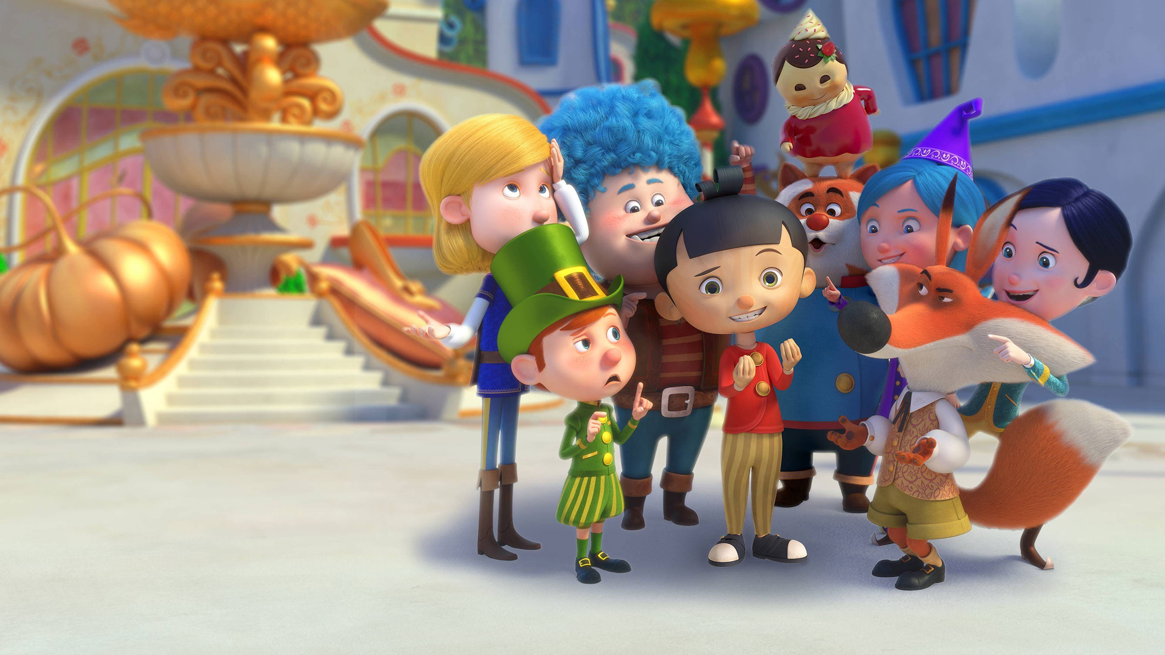 Backdrop for The Enchanted Village of Pinocchio