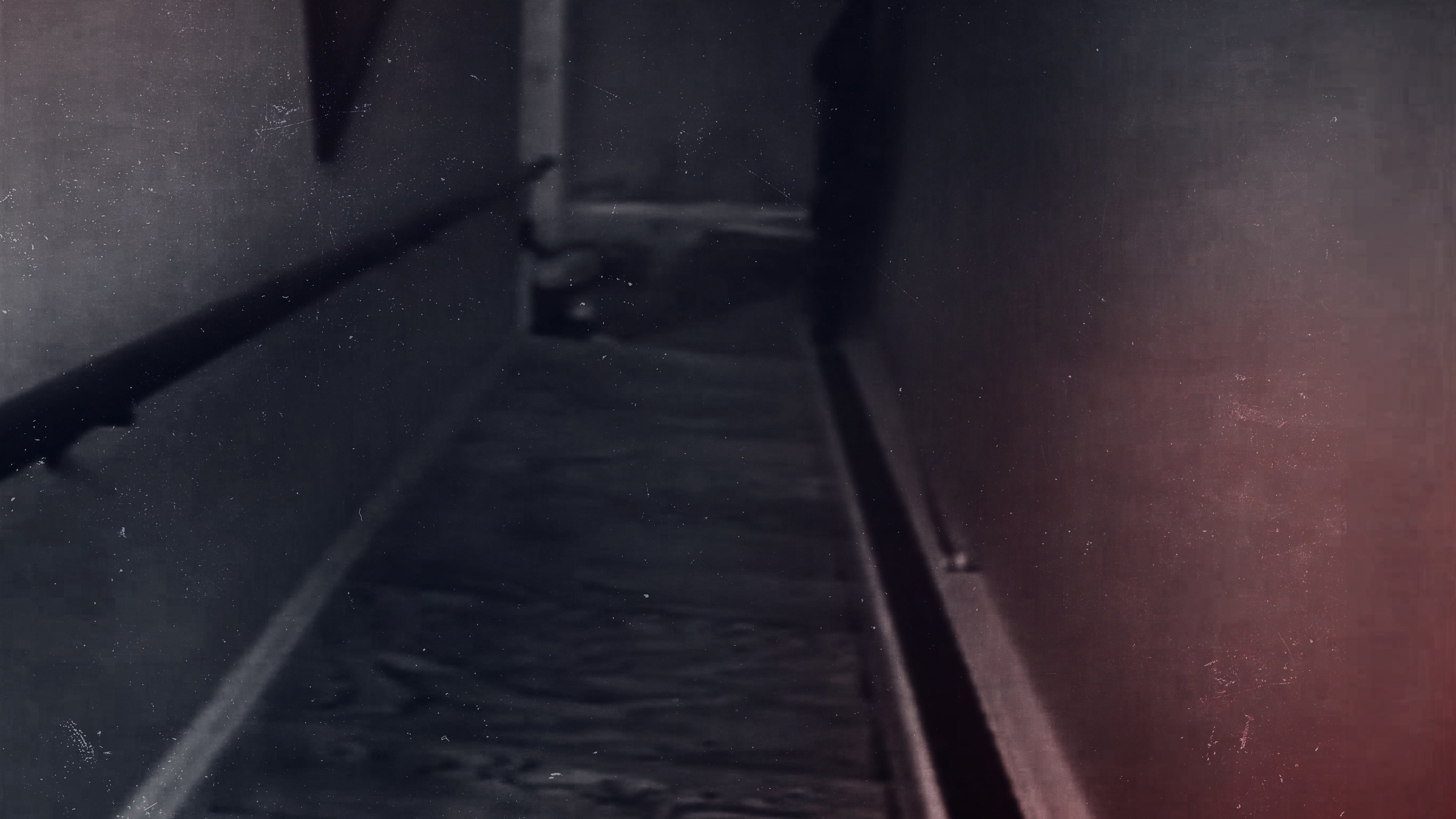 Backdrop for An American Murder Mystery: The Staircase