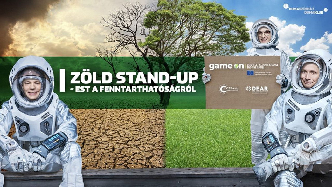 Backdrop for Zöld Stand-Up – Est a fenntarthatóságról