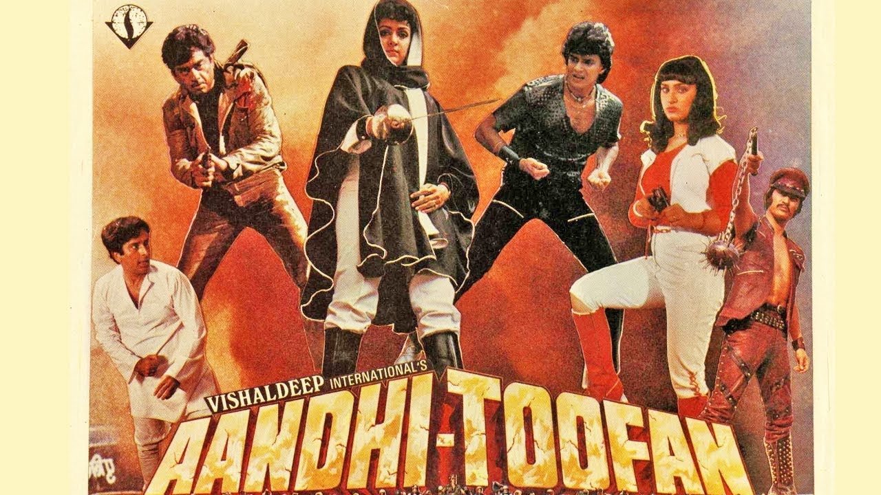 Backdrop for Aandhi-Toofan