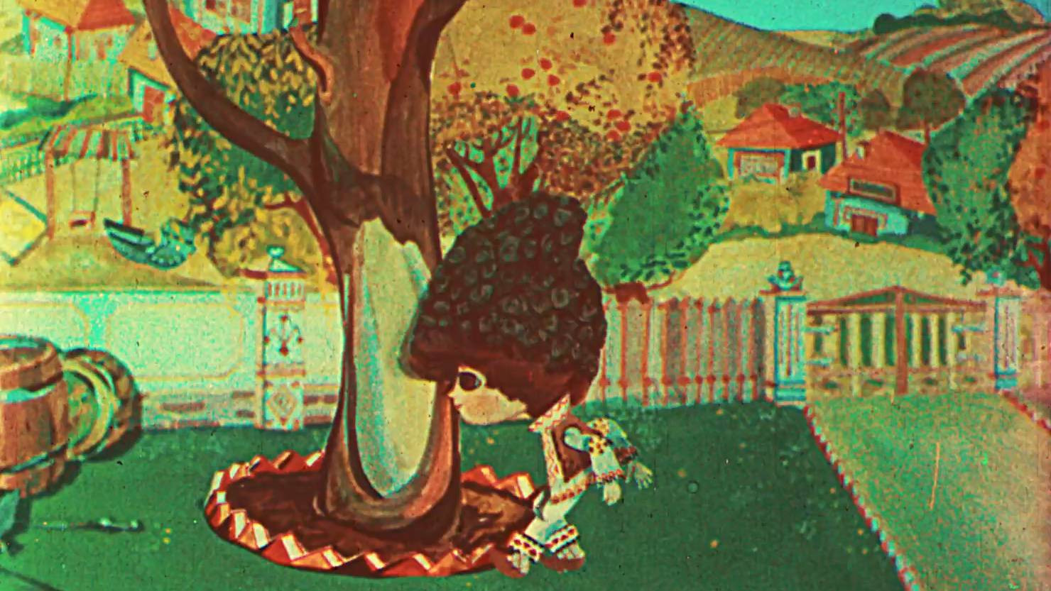 Backdrop for Guguta the Hairdresser