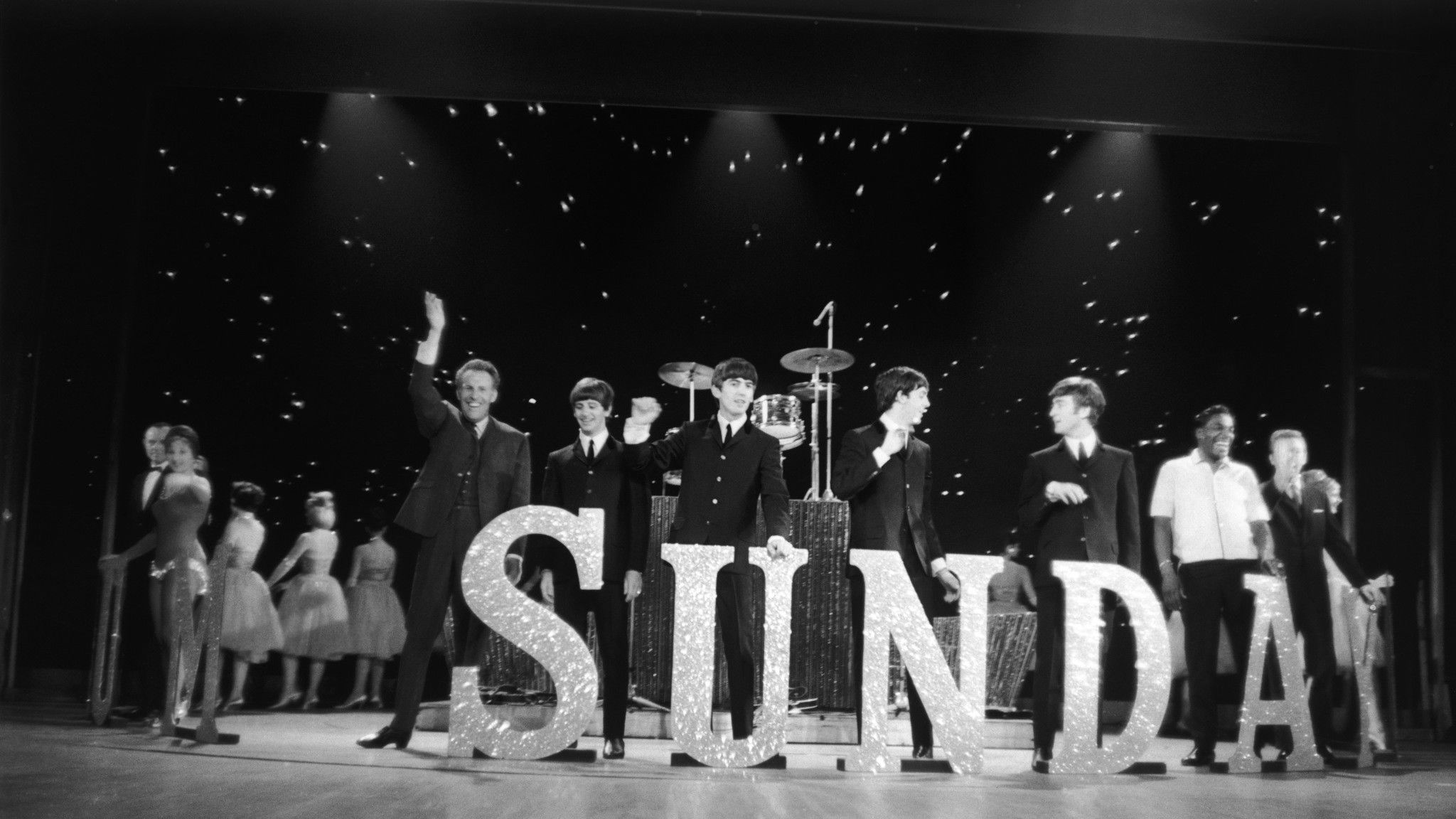 Backdrop for Val Parnell's Sunday Night at the London Palladium