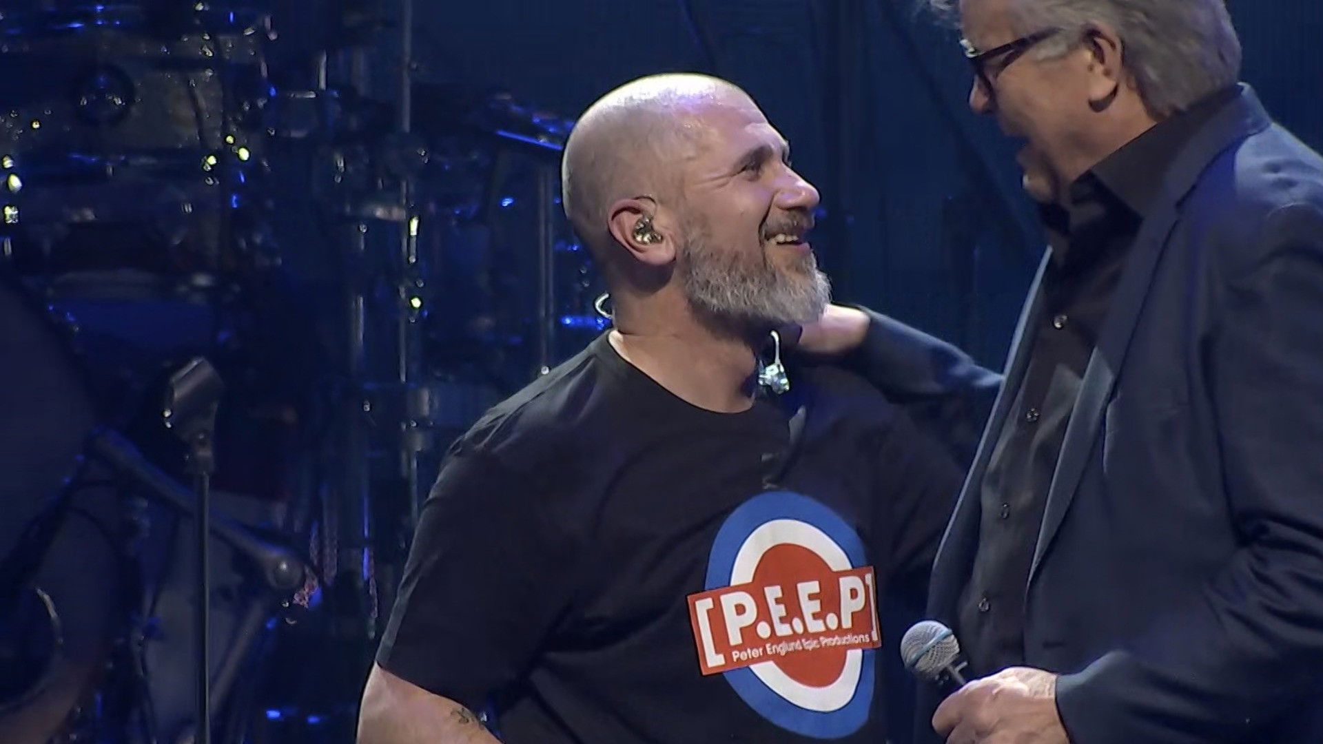 Backdrop for Lasse Berghagen - en blandning av sött och salt