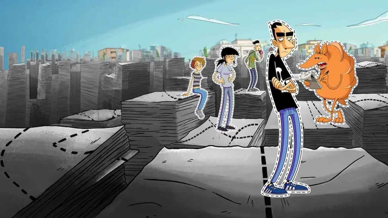 Backdrop for Tear Along the Dotted Line