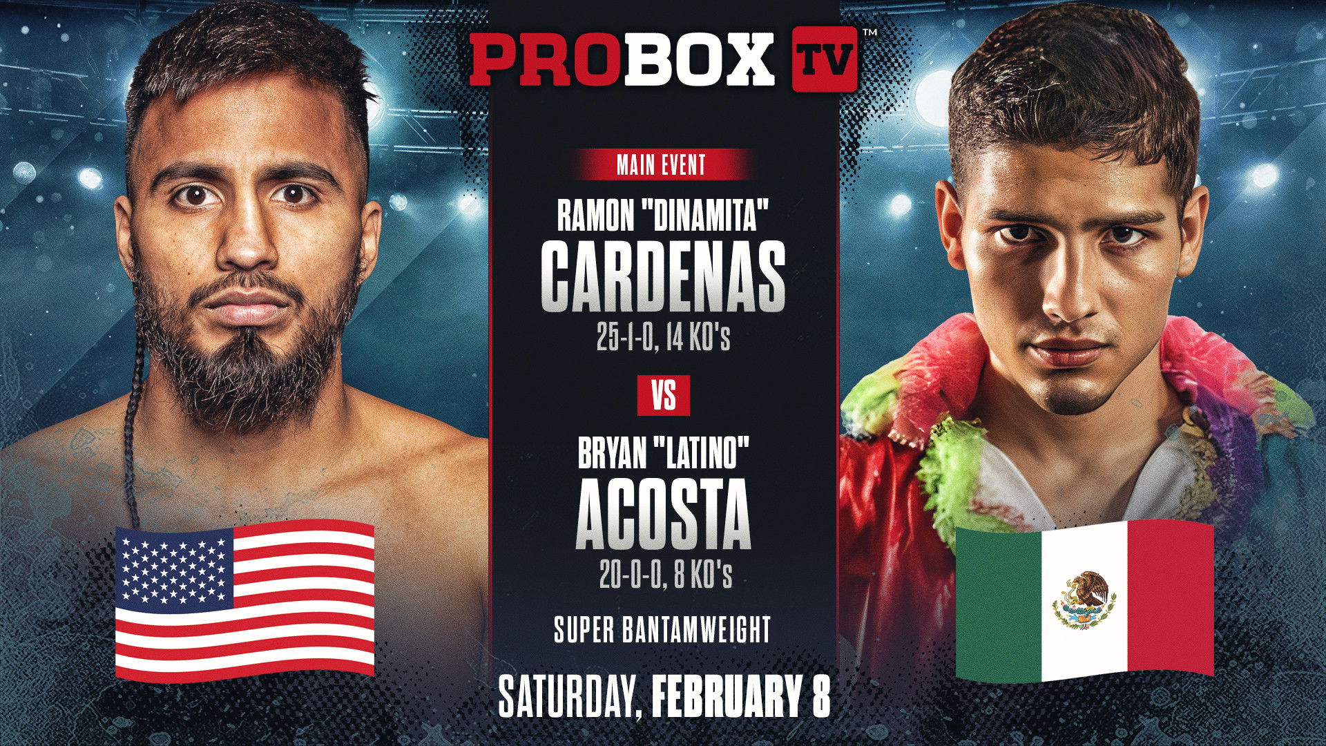 Backdrop for Ramon Cardenas vs. Bryan Acosta
