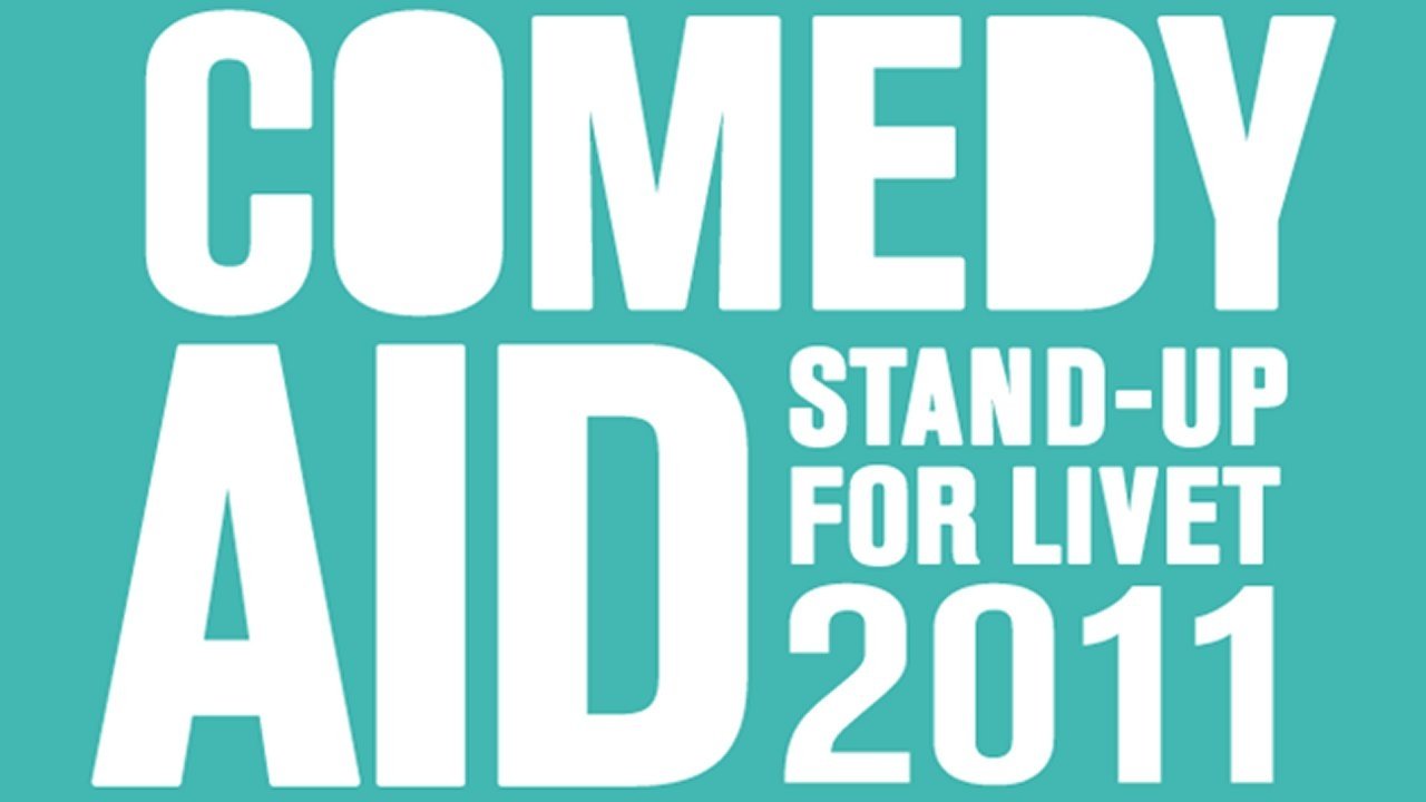 Backdrop for Comedy Aid 2011