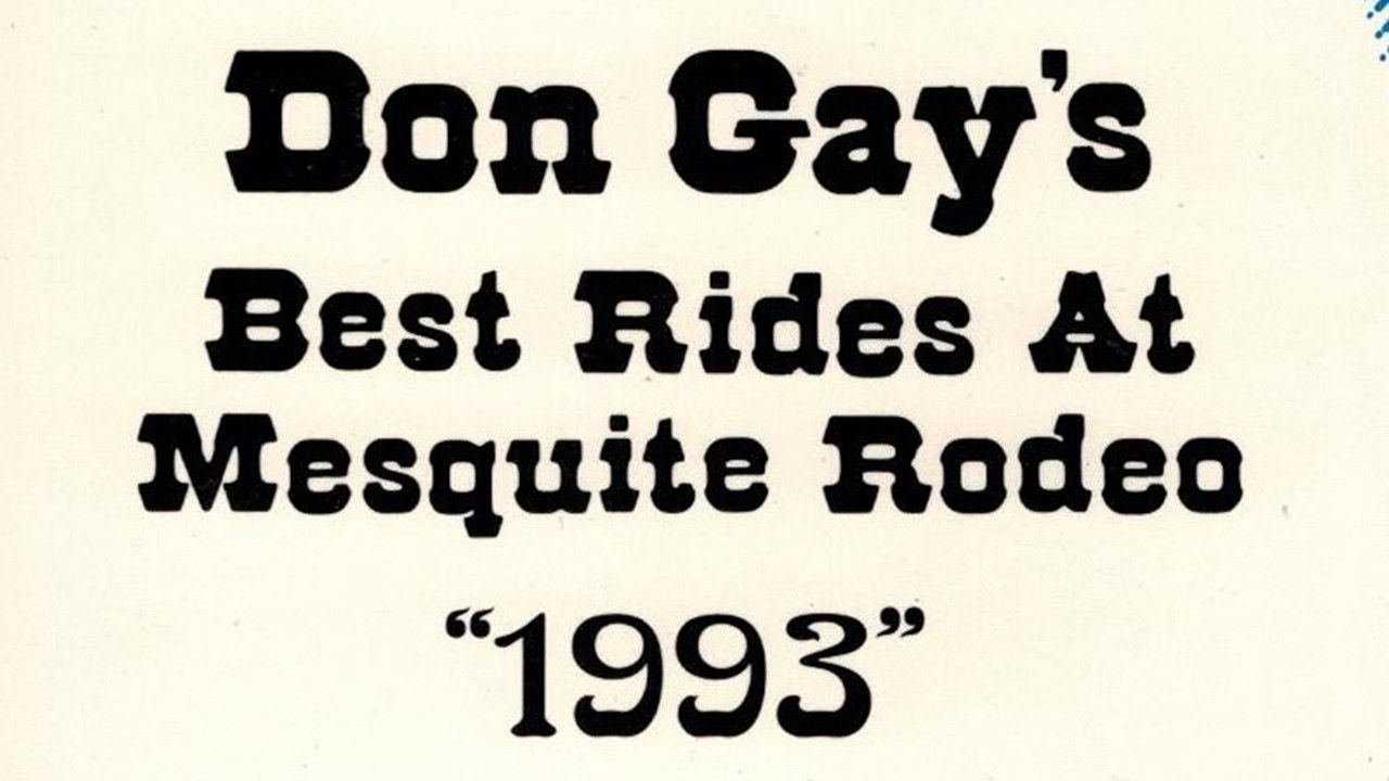Backdrop for Don Gay's Best Rides At Mesquite Rodeo 1993