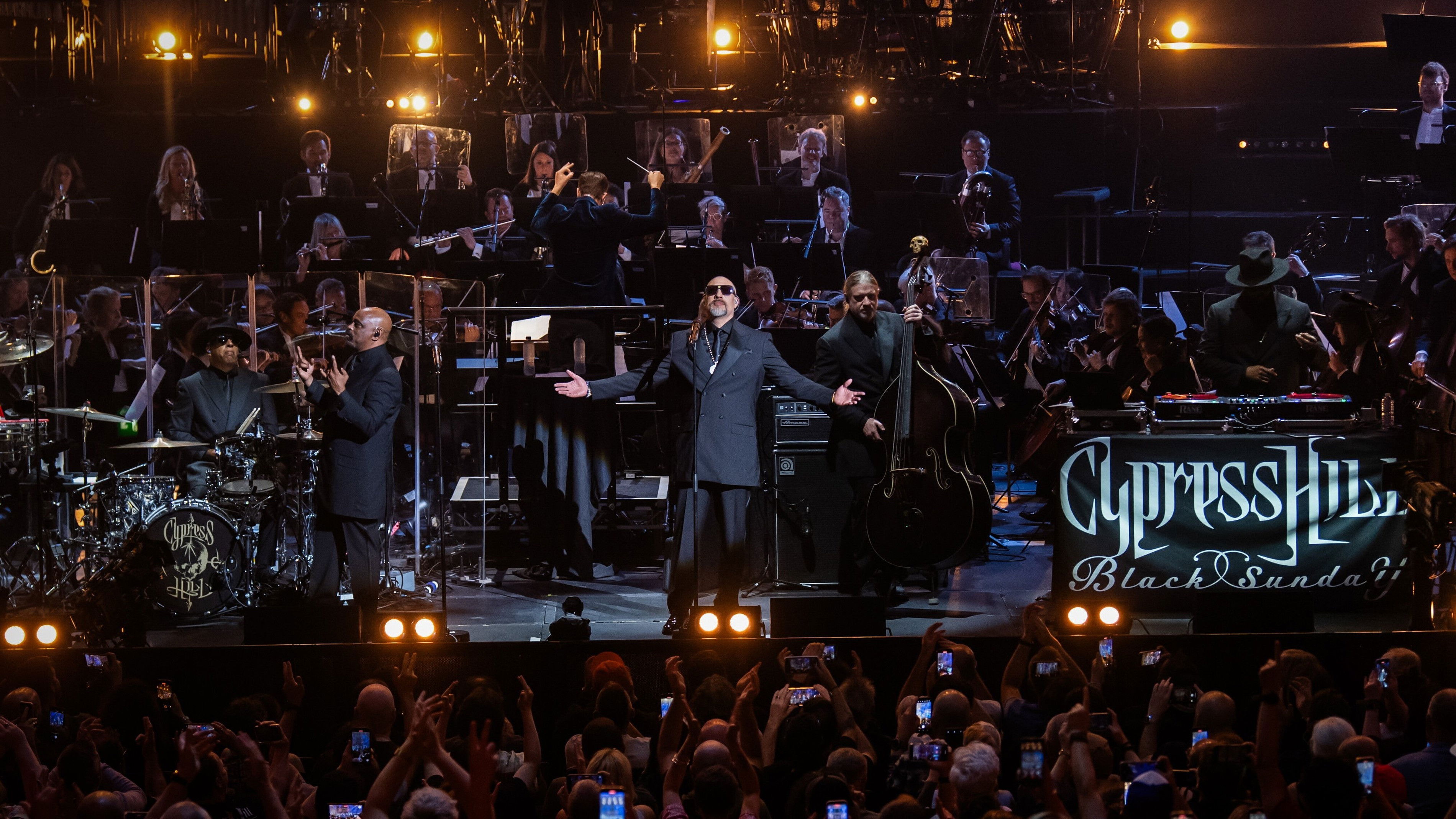 Backdrop for Cypress Hill & the London Symphony Orchestra – Black Sunday Live at the Royal Albert Hall