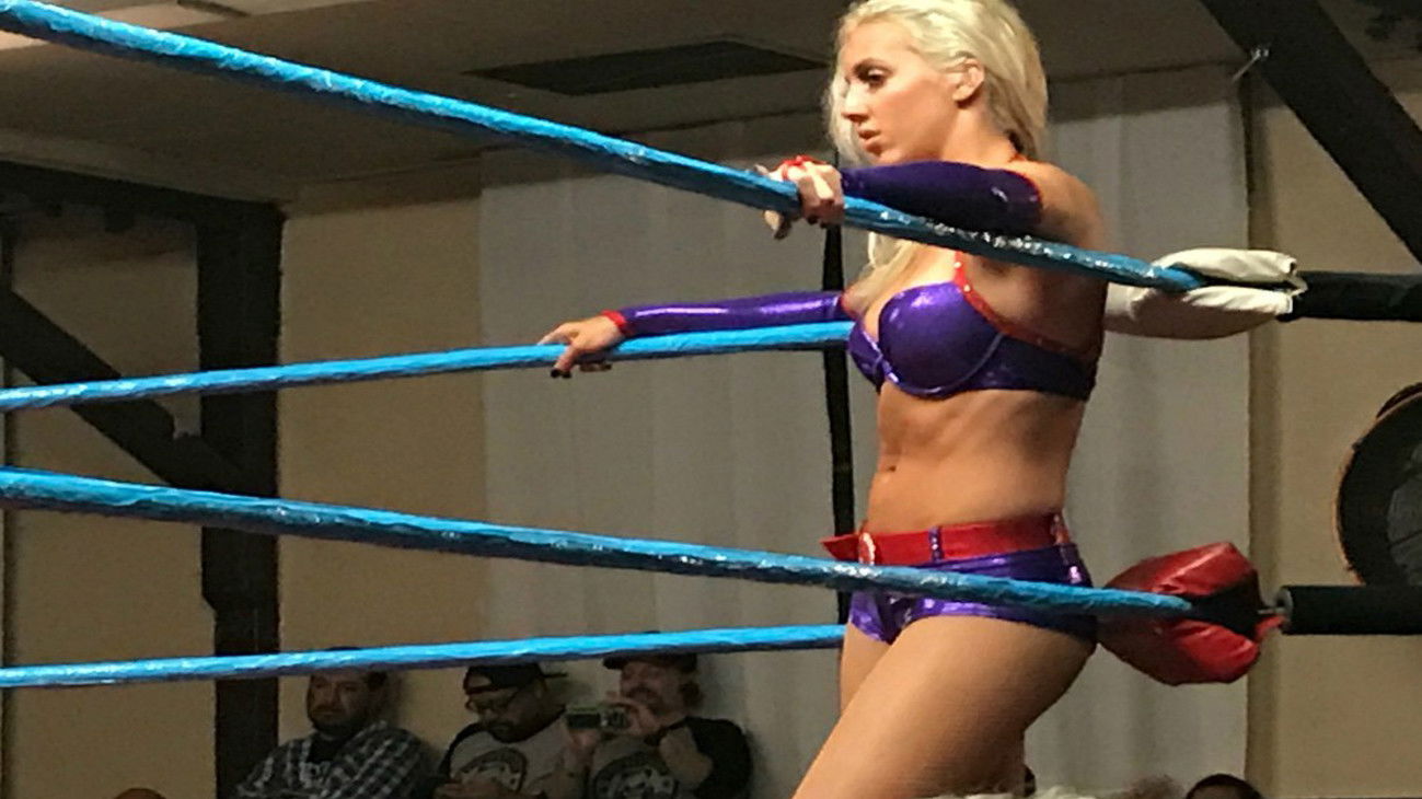 Backdrop for RISE Wrestling. RISE 6 Brutality