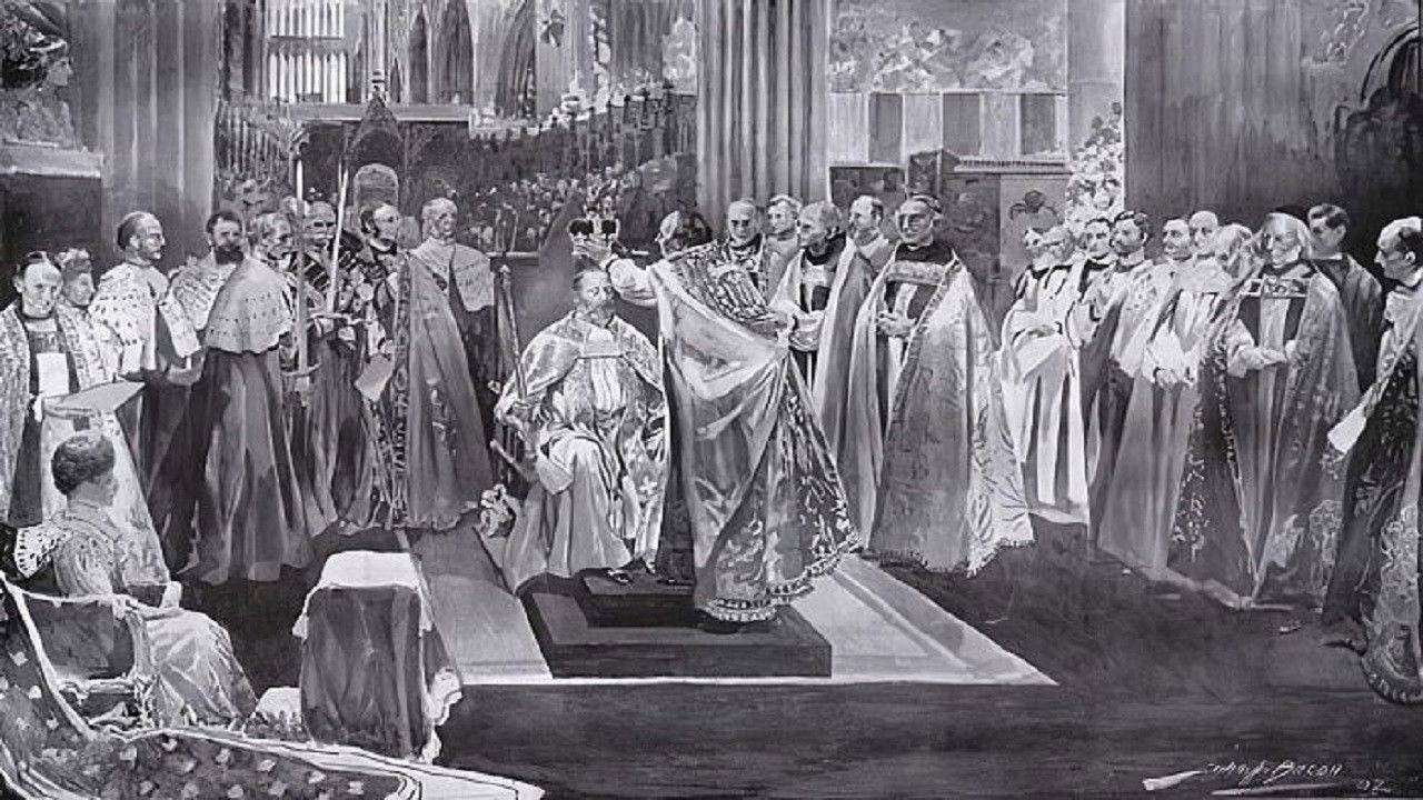 Backdrop for The Coronation of Edward VII