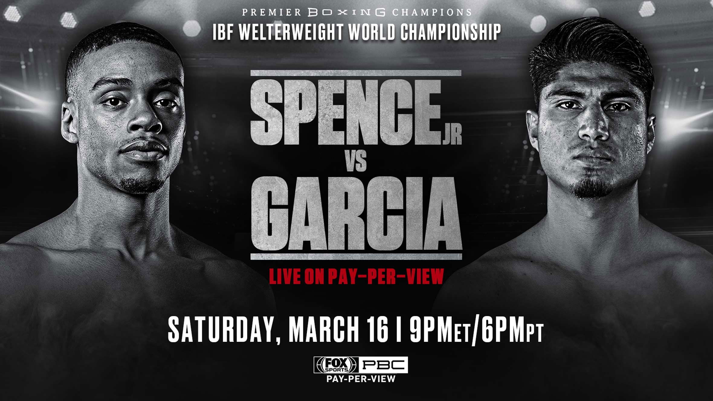 Backdrop for Errol Spence Jr. vs. Mikey Garcia