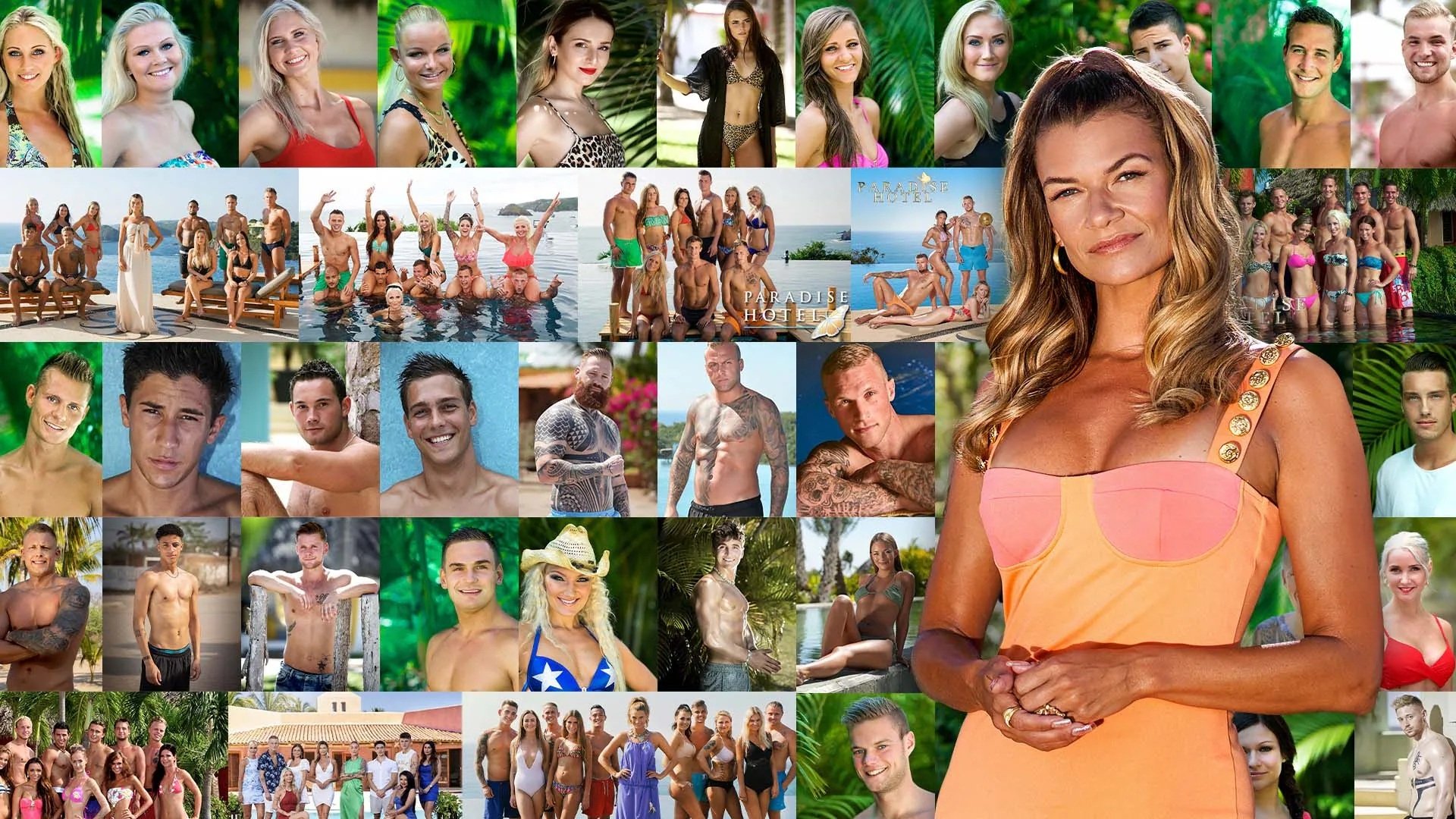 Backdrop for 20 år med Paradise Hotel