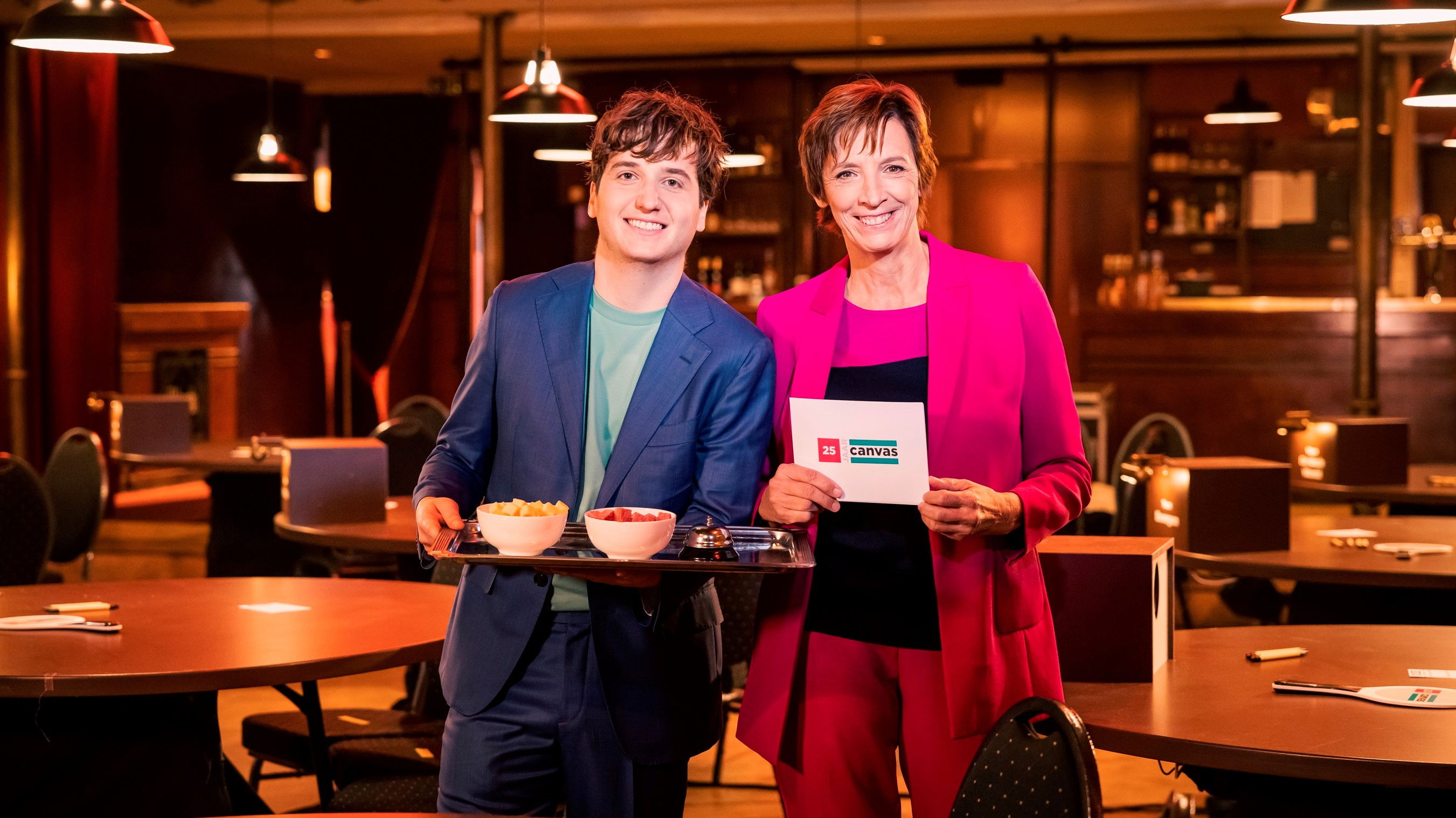 Backdrop for 25 jaar Canvas