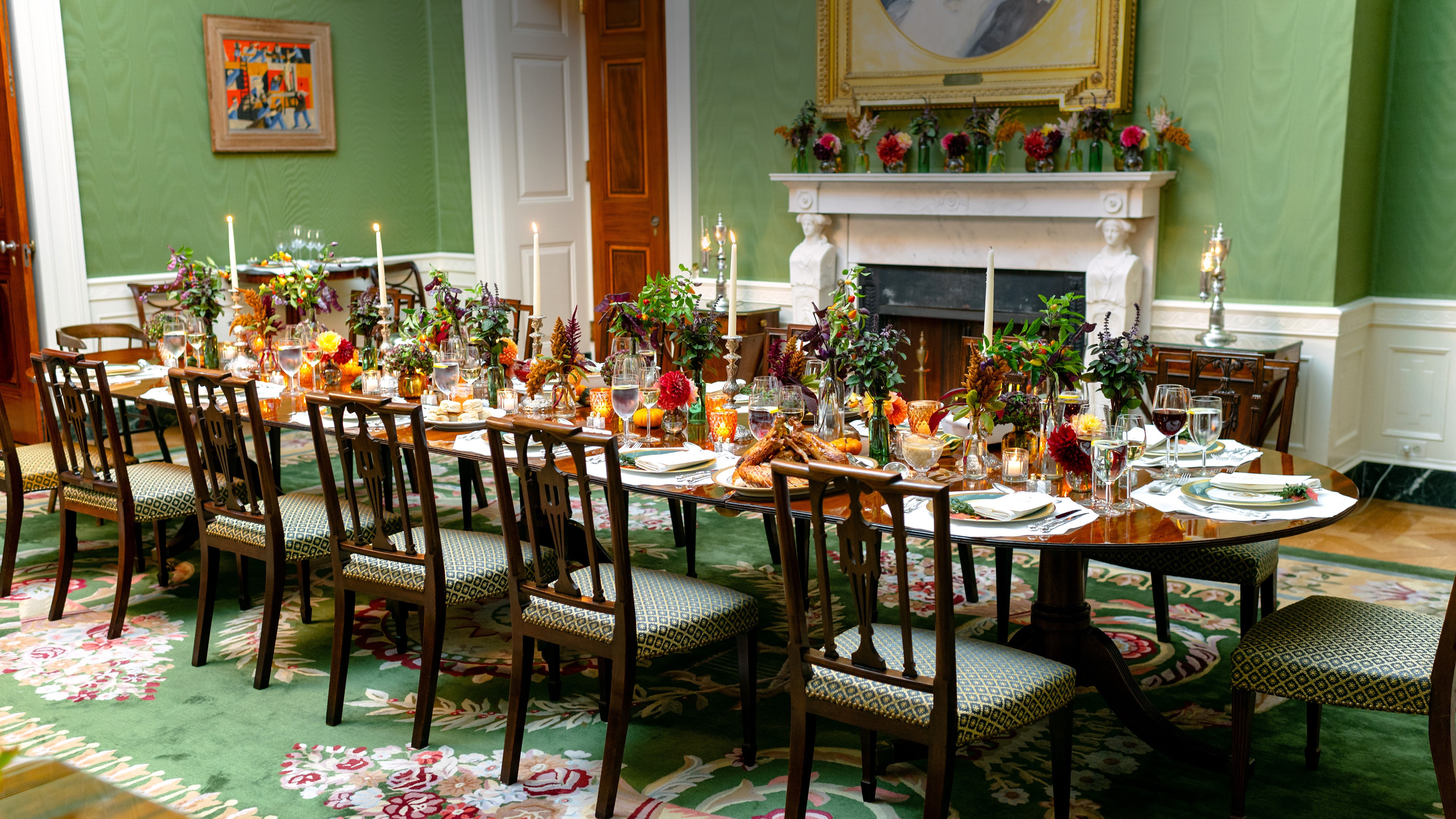 Backdrop for A White House Thanksgiving