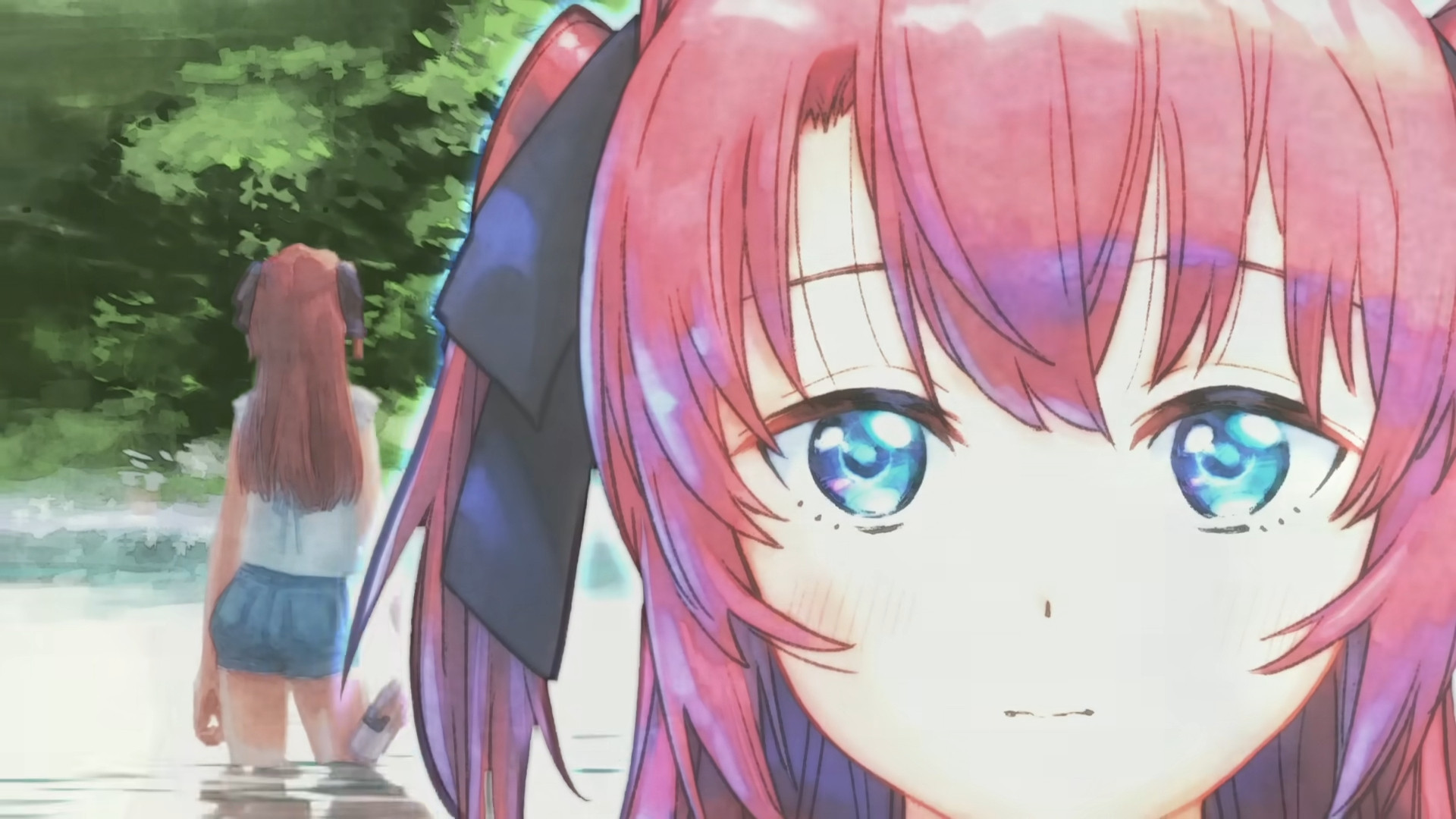 Backdrop for Kamiina Botan, the Drunken Appearance Is a Lily Flower